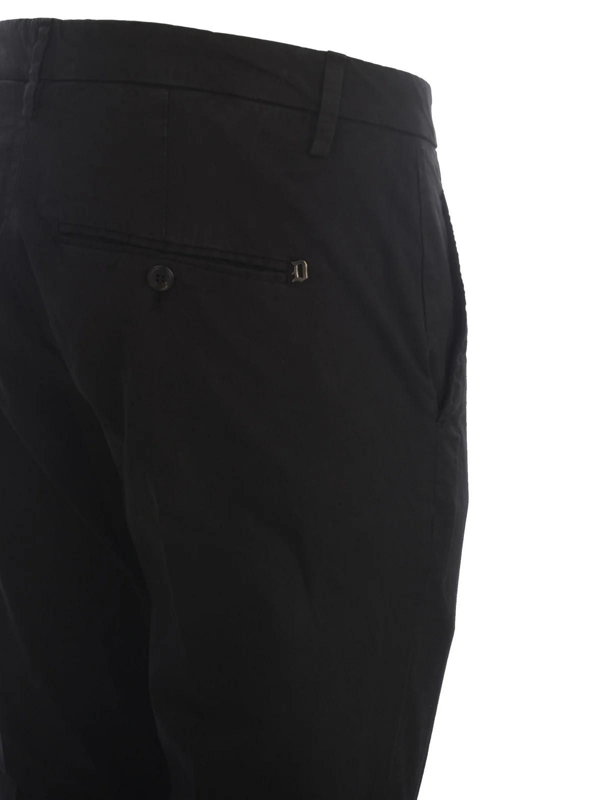 DONDUP Pantalone Uomo Gaubert UP235 OS0112U 002 999 Nero - Image 3