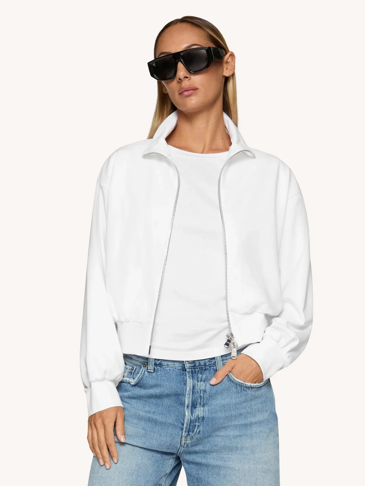 DONDUP T-shirt Donna  DS018 JF0271D XXX 000 Bianco - Image 2