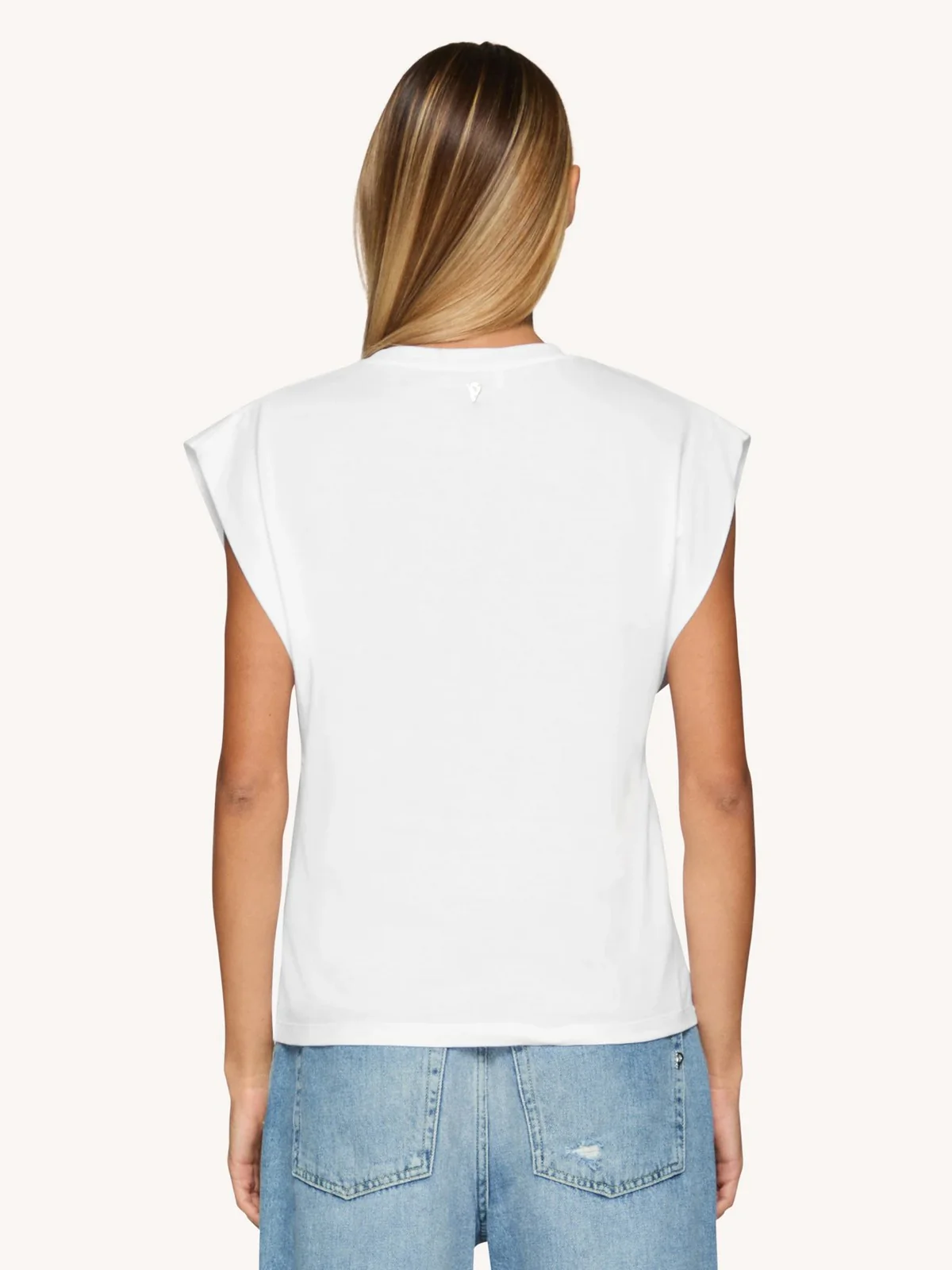 DONDUP T-shirt Donna  DS018 JF0271D XXX 000 Bianco - Image 3