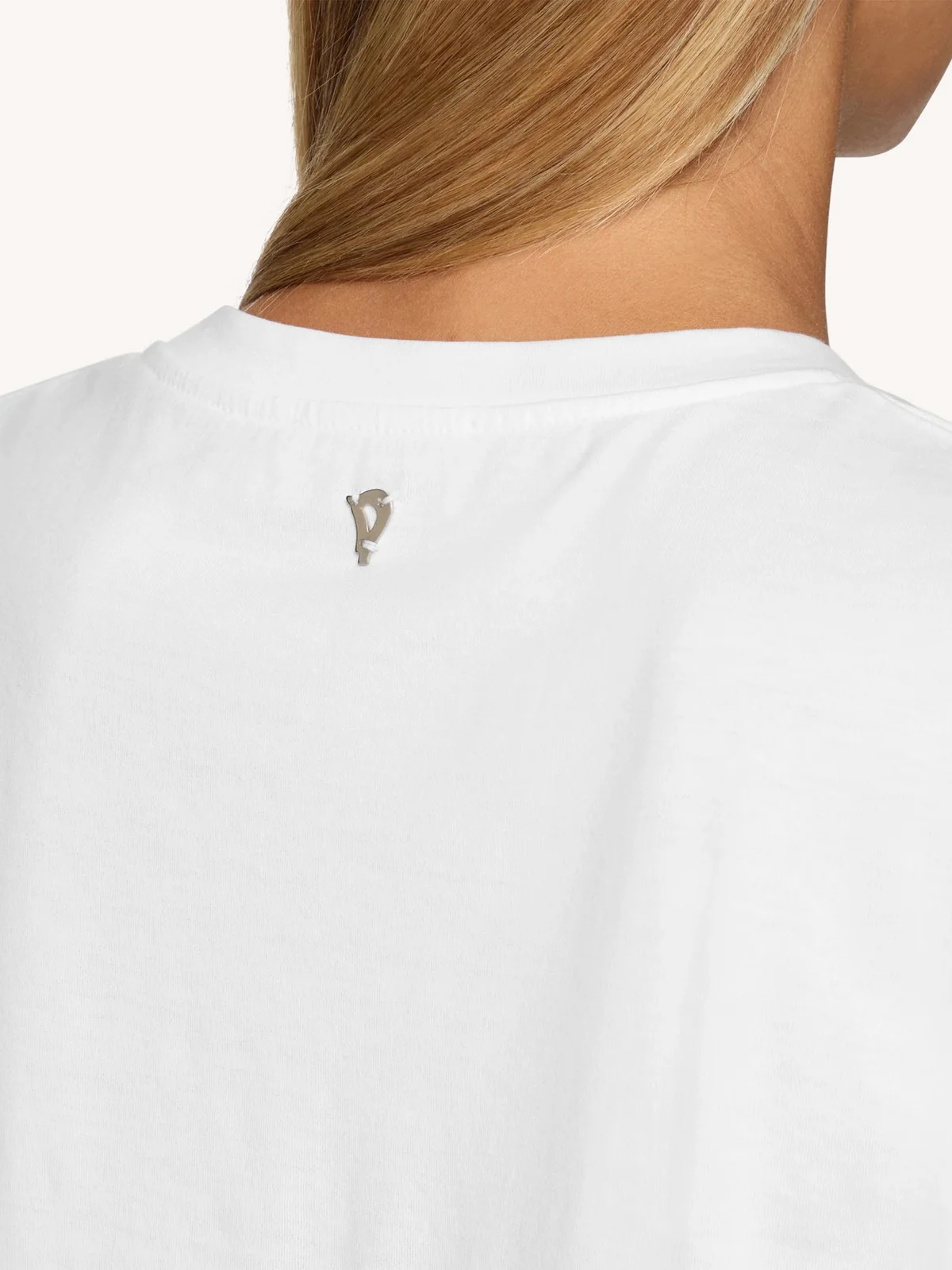 DONDUP T-shirt Donna  DS018 JF0271D XXX 000 Bianco - Image 4