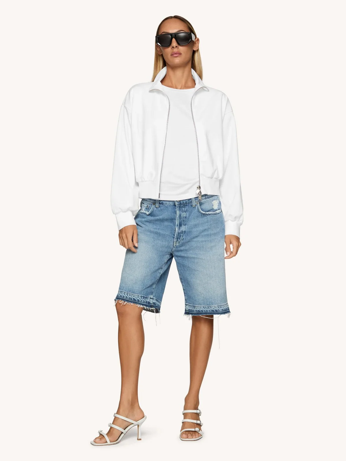 DONDUP T-shirt Donna  DS018 JF0271D XXX 000 Bianco - Image 5