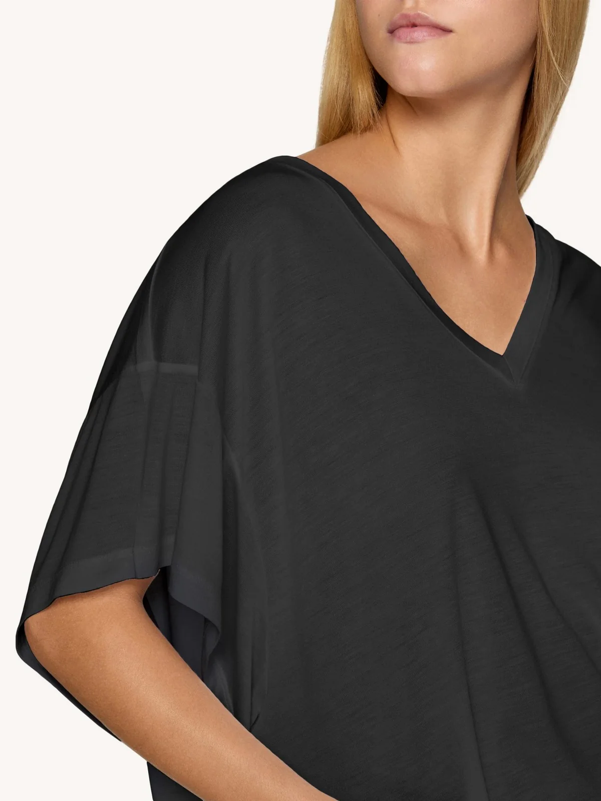DONDUP T-shirt Donna  DS021 JF0349D XXX 999 Nero - Image 3
