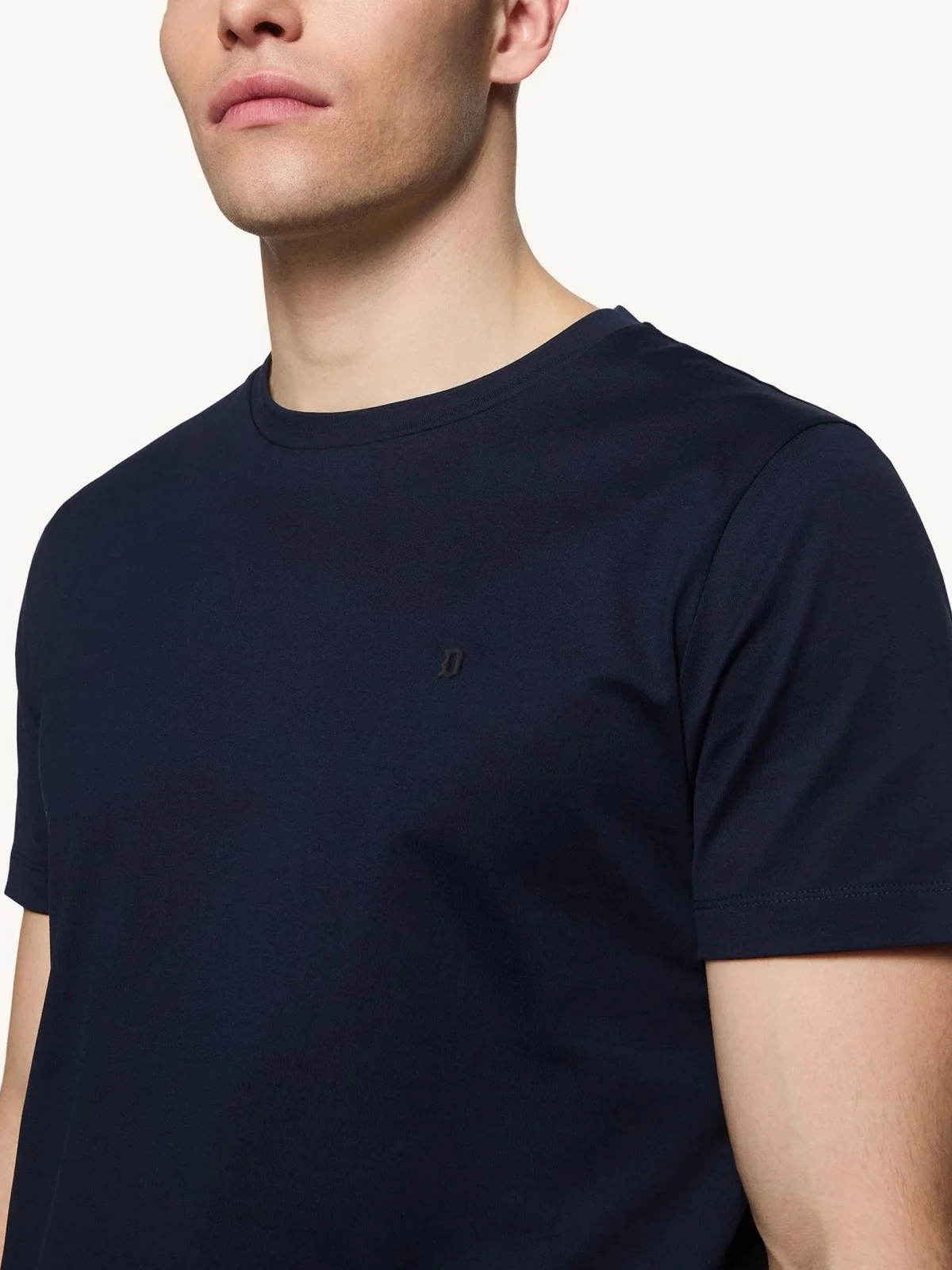 DONDUP T-Shirt e Polo Uomo  US198 JF0271U ZL4 894 Blu - Image 3