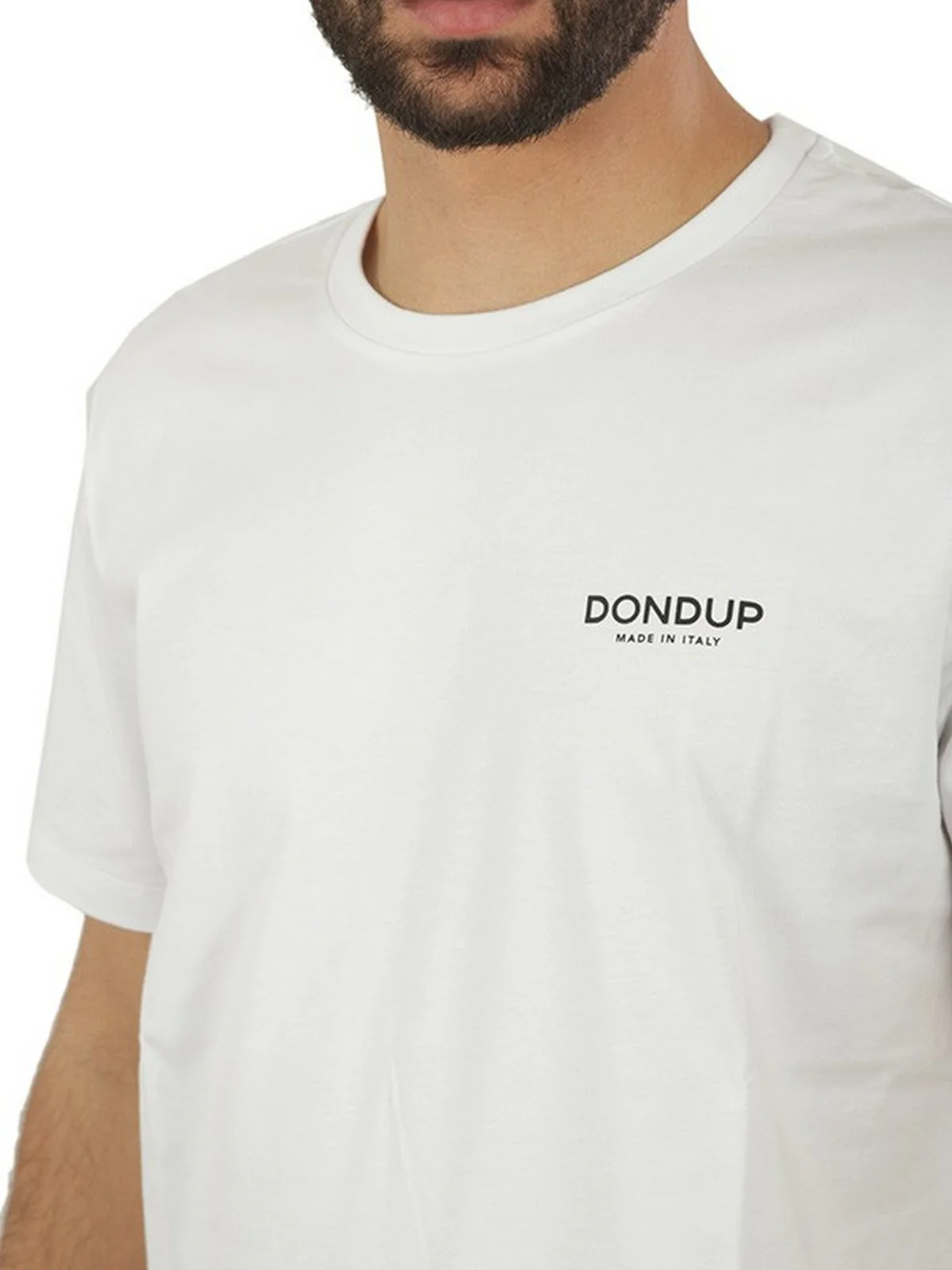 DONDUP T-Shirt e Polo Uomo  US198 JF0309U HN5 000 Bianco - Image 5