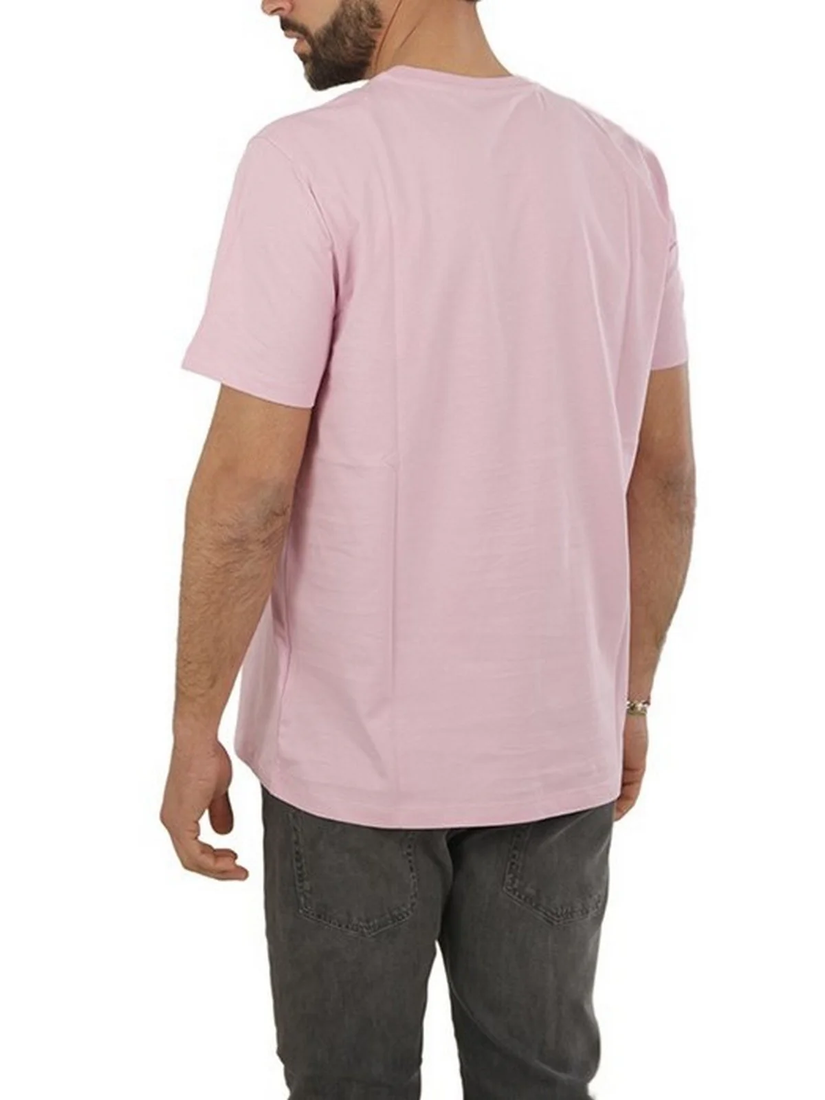 DONDUP T-Shirt e Polo Uomo  US198 JF0309U HN5 583 Rosa - Image 5
