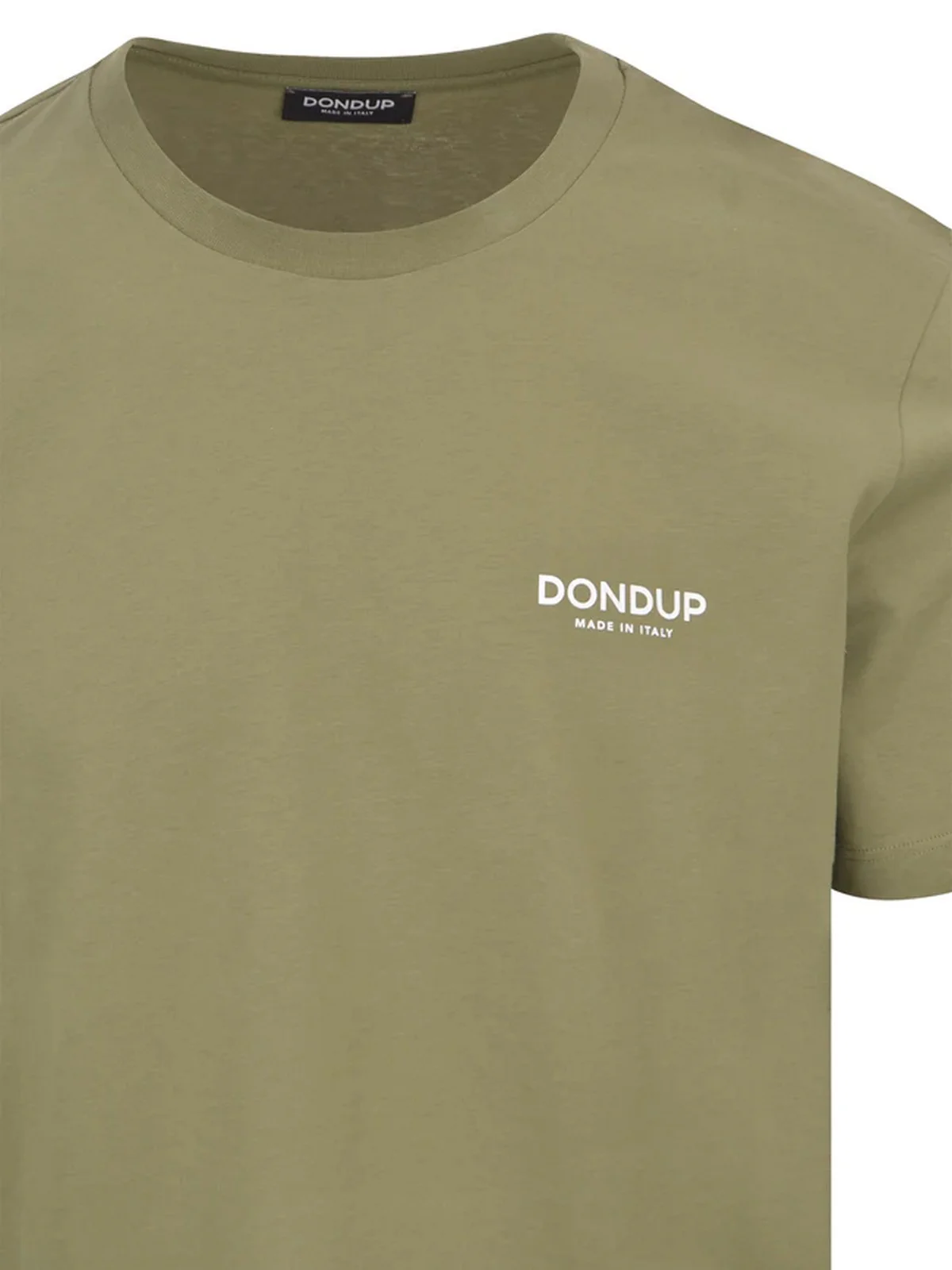 DONDUP T-Shirt e Polo Uomo  US198 JF0309U HN5 632 Verde - Image 2