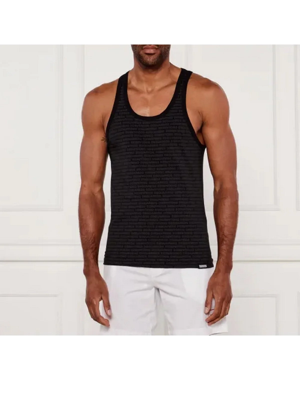 DSQUARED2 Canotta Uomo D9D095510 001 BLACK - Image 3