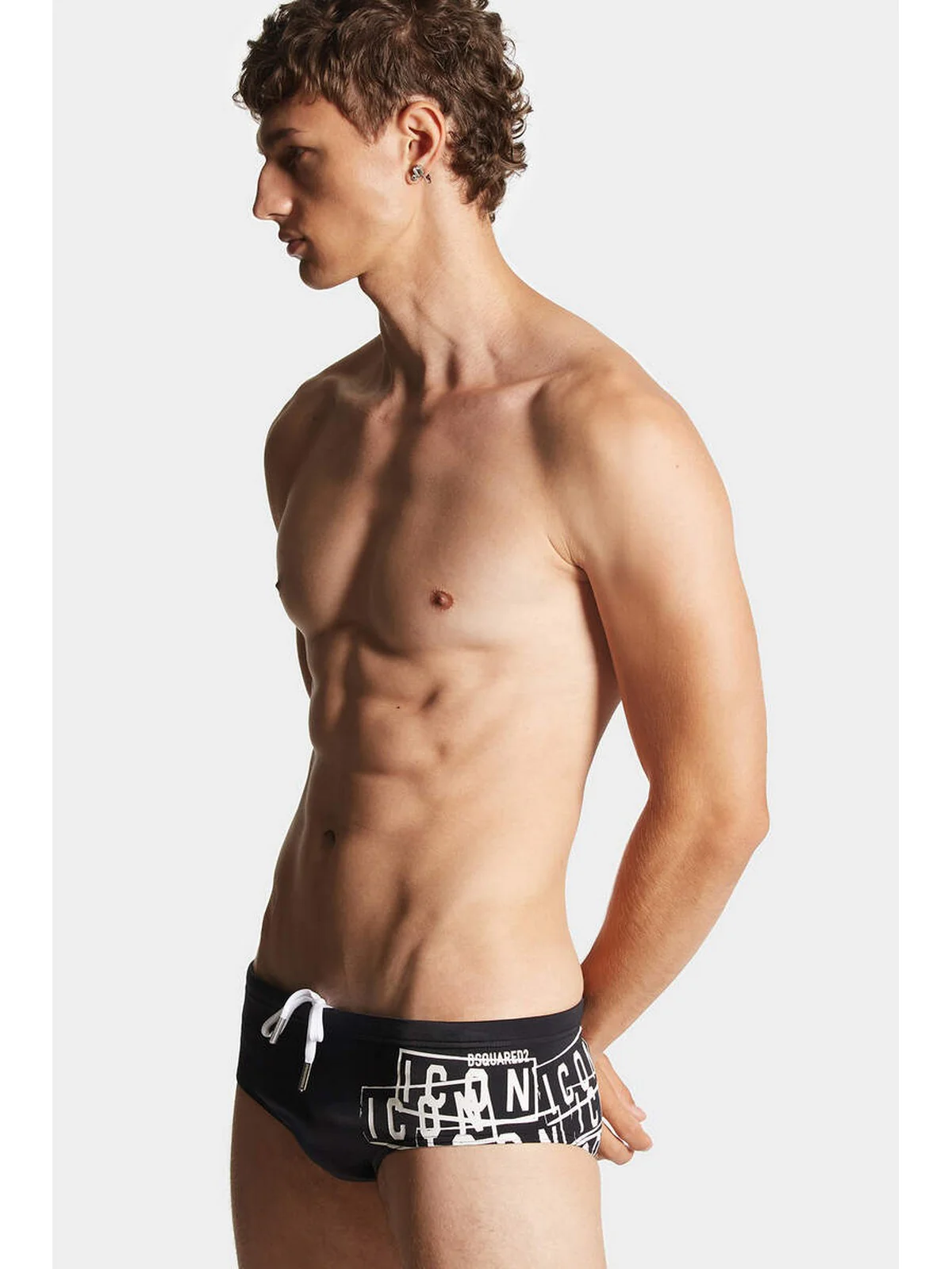 DSQUARED2 Costume da bagno Uomo D7B2E539 010 Nero - Image 4