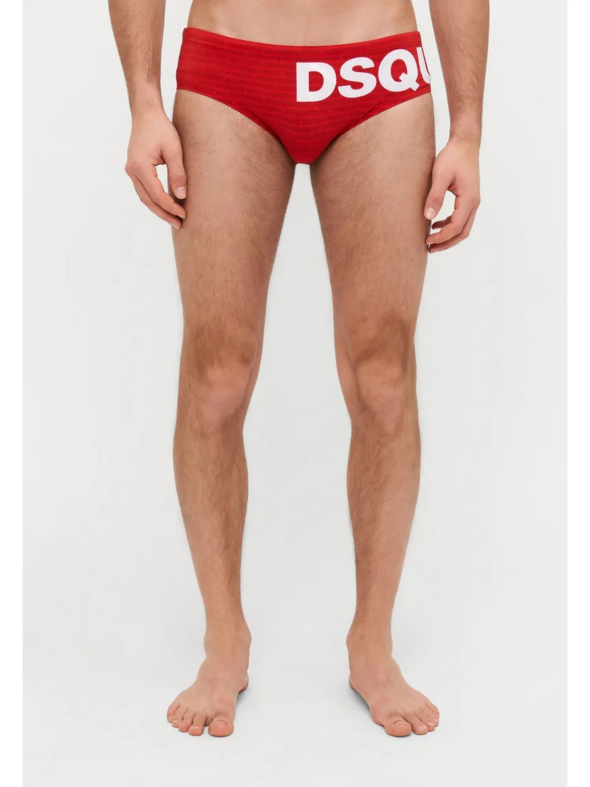 DSQUARED2 Costume da bagno Uomo  D7B2E5940 613 RED/WHITE - Image 2