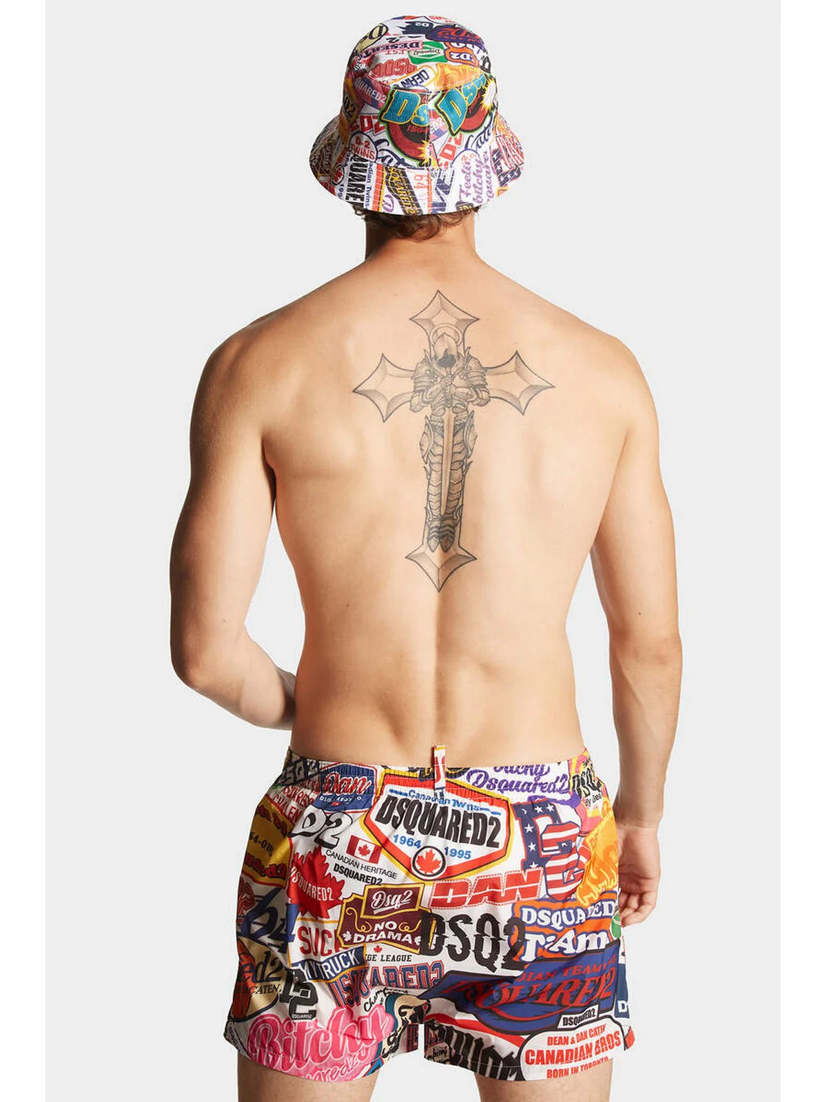 DSQUARED2 Costume da bagno Uomo D7B64556 960 Multicolore - Image 4