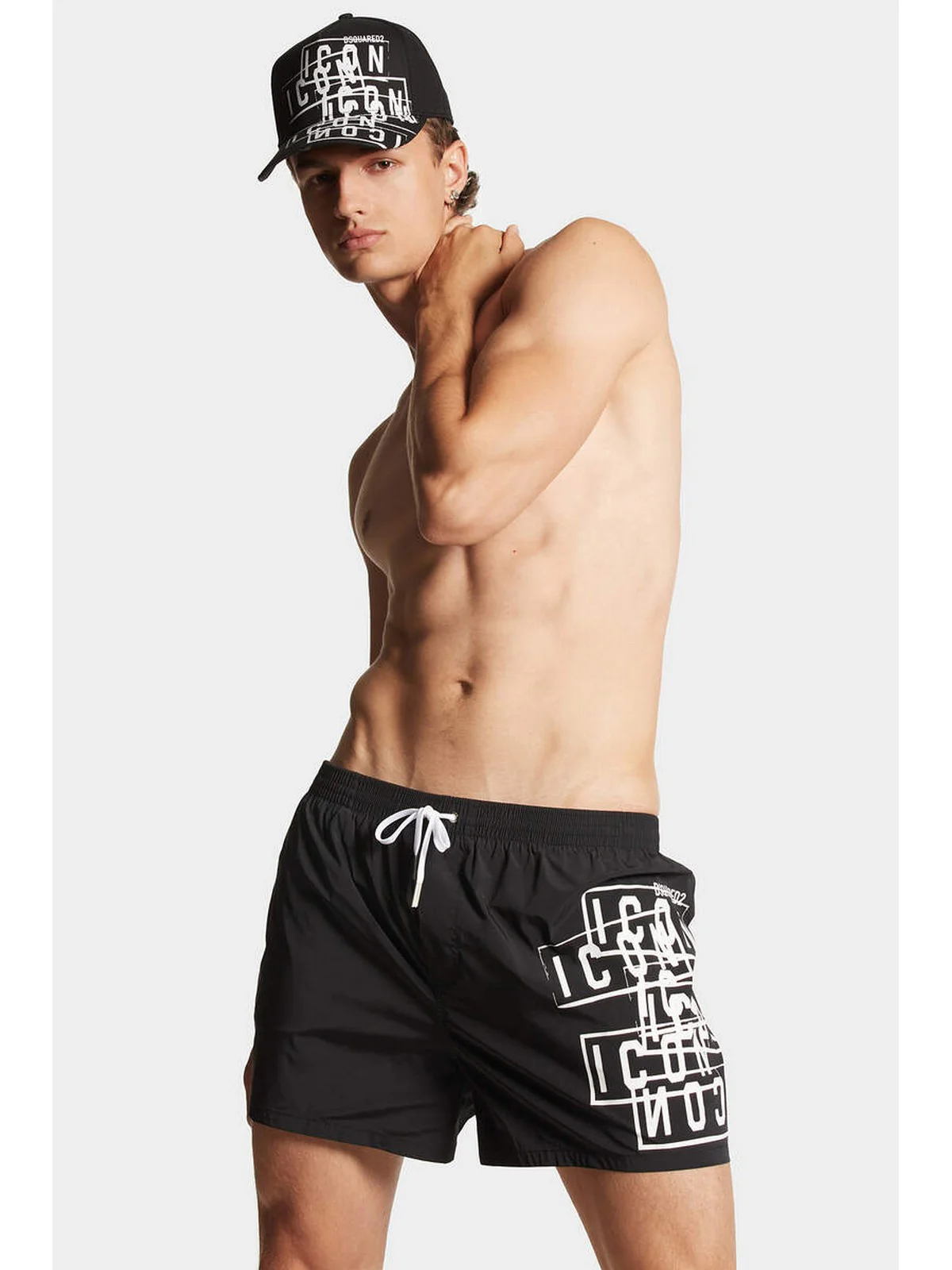 DSQUARED2 Costume da bagno Uomo  D7B8P540 010 Nero - Image 3