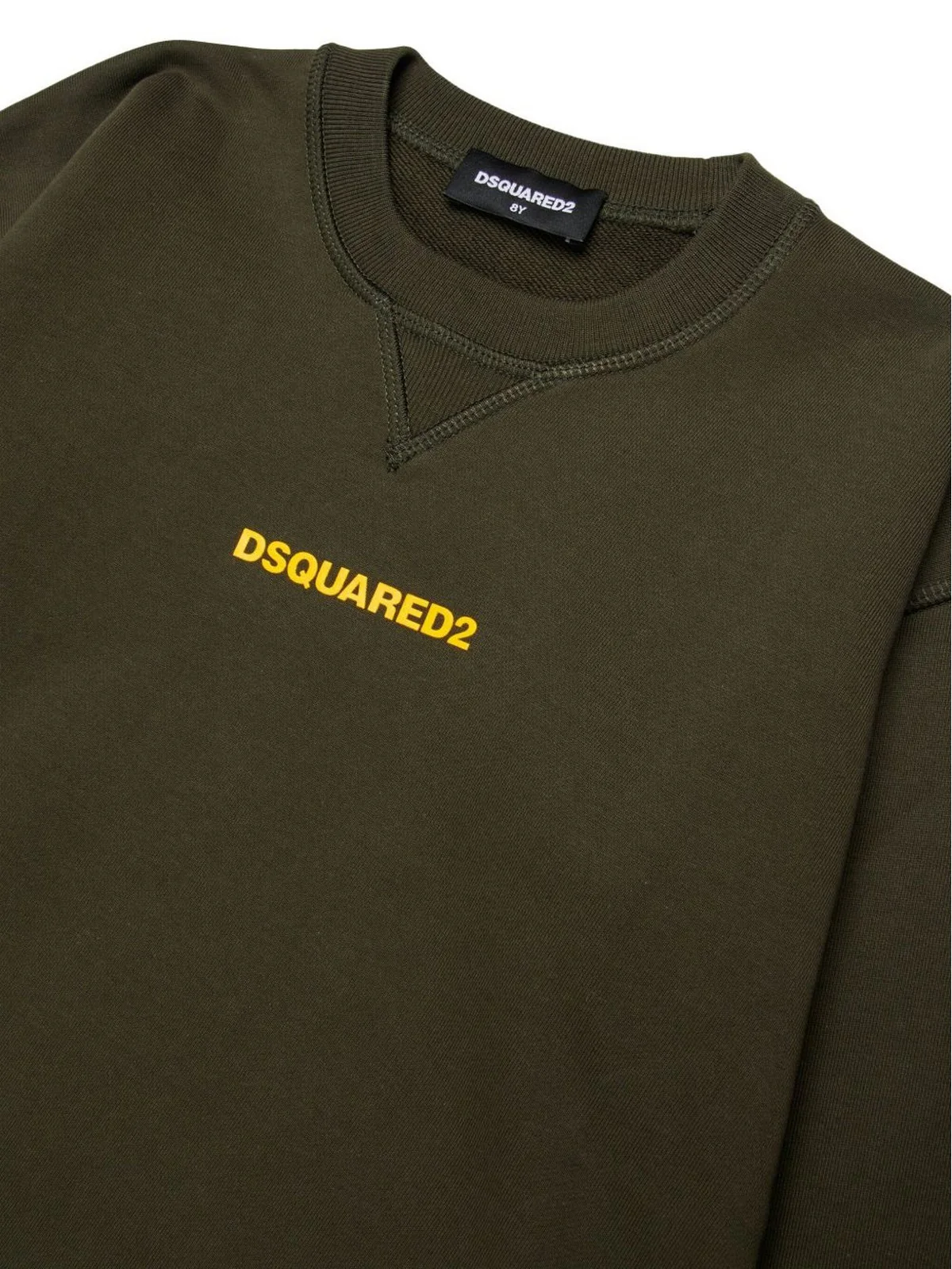 DSQUARED2 KIDS Felpa Bambini e ragazzi  DQ2739 D0094 DQ518 OLIVE NIGHT - Image 3