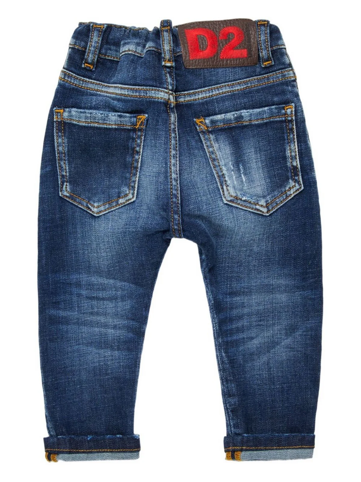 DSQUARED2 KIDS Jeans Bambini e ragazzi  DQ01TC D0AES DQ01 BLUE DENIM - Image 2