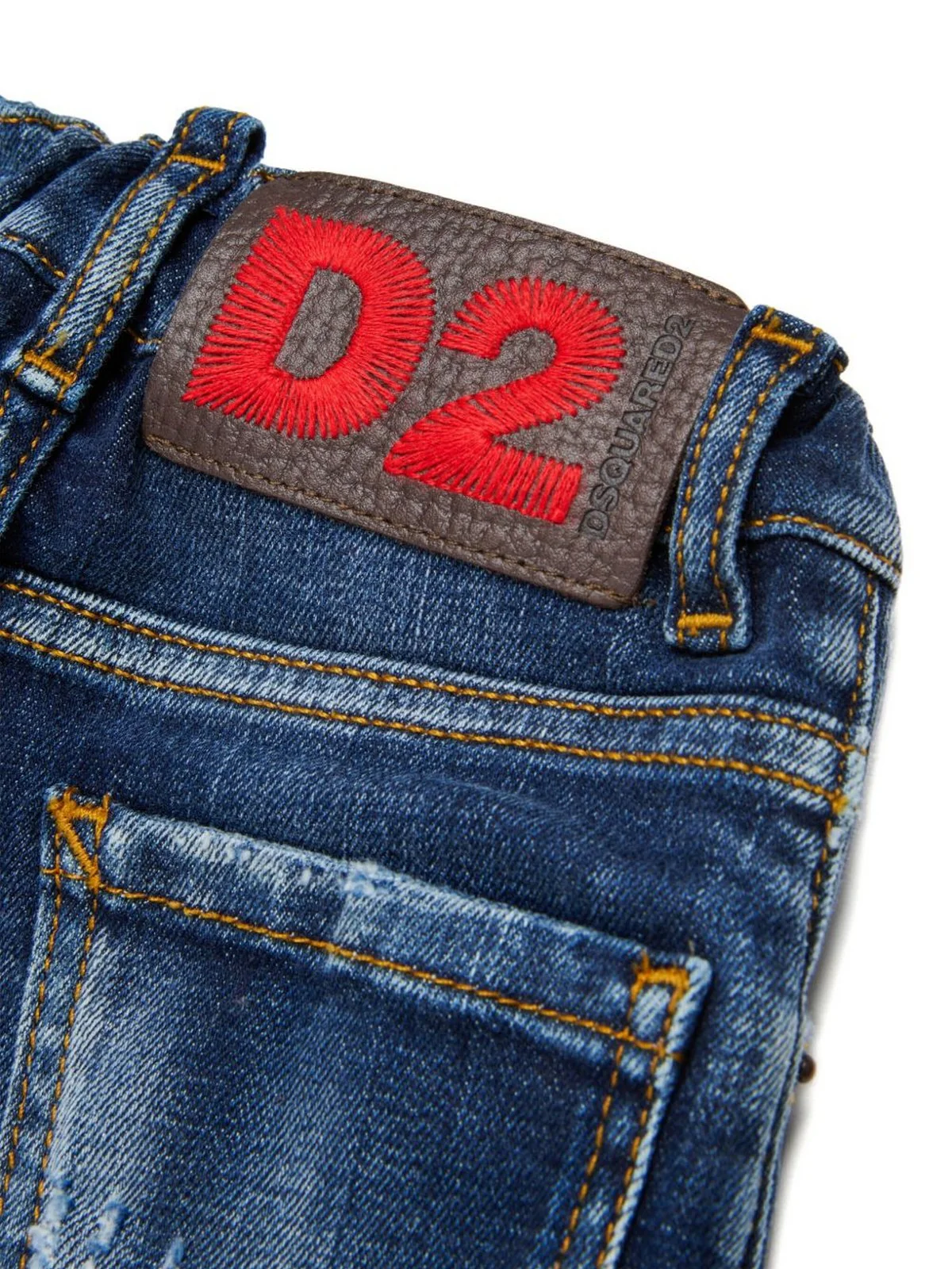 DSQUARED2 KIDS Jeans Bambini e ragazzi  DQ01TC D0AES DQ01 BLUE DENIM - Image 3