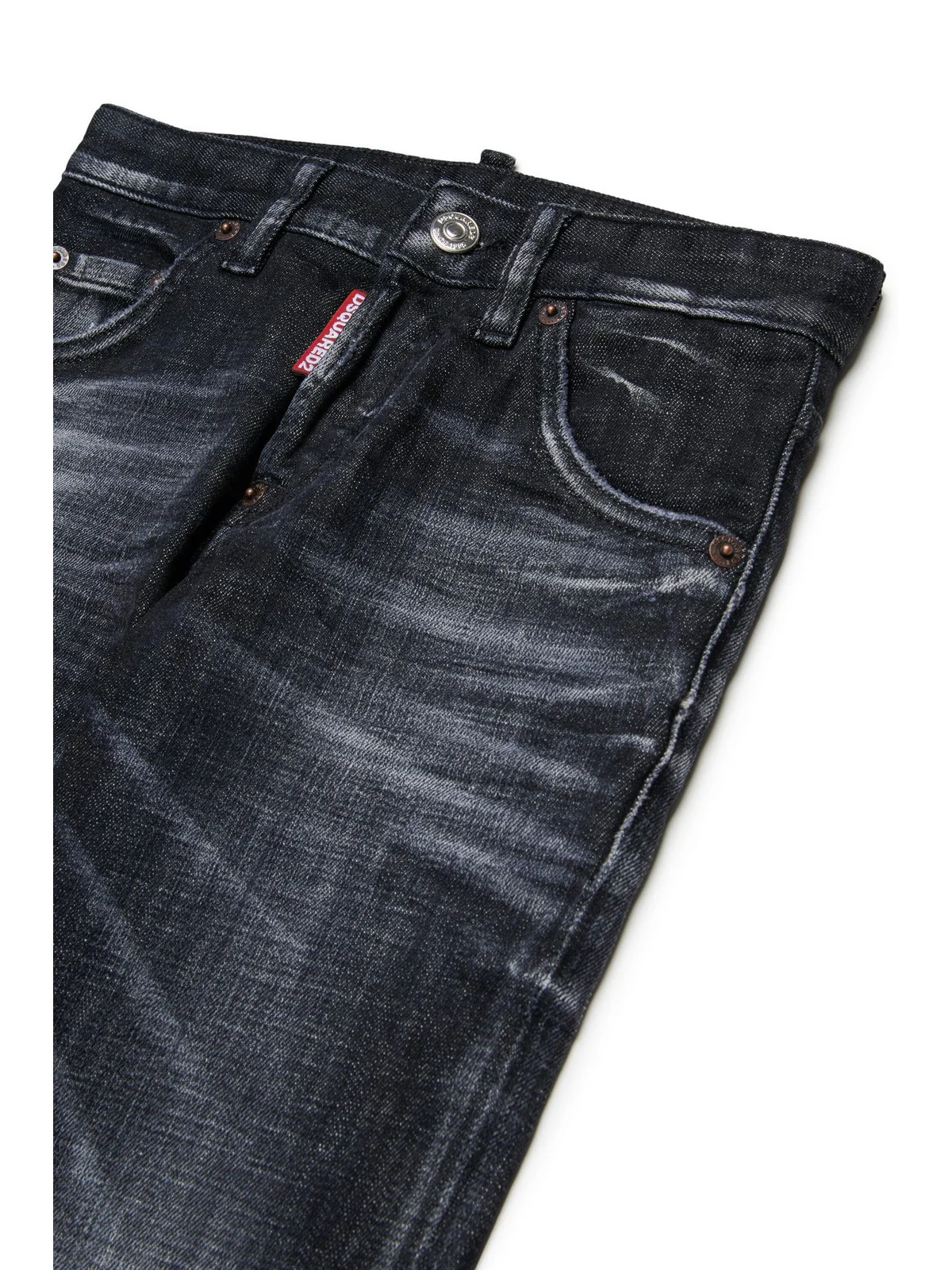 DSQUARED2 KIDS Jeans Bambini e ragazzi  DQ0236 D0AEQ DQ02 DENIM BLACK - Image 6