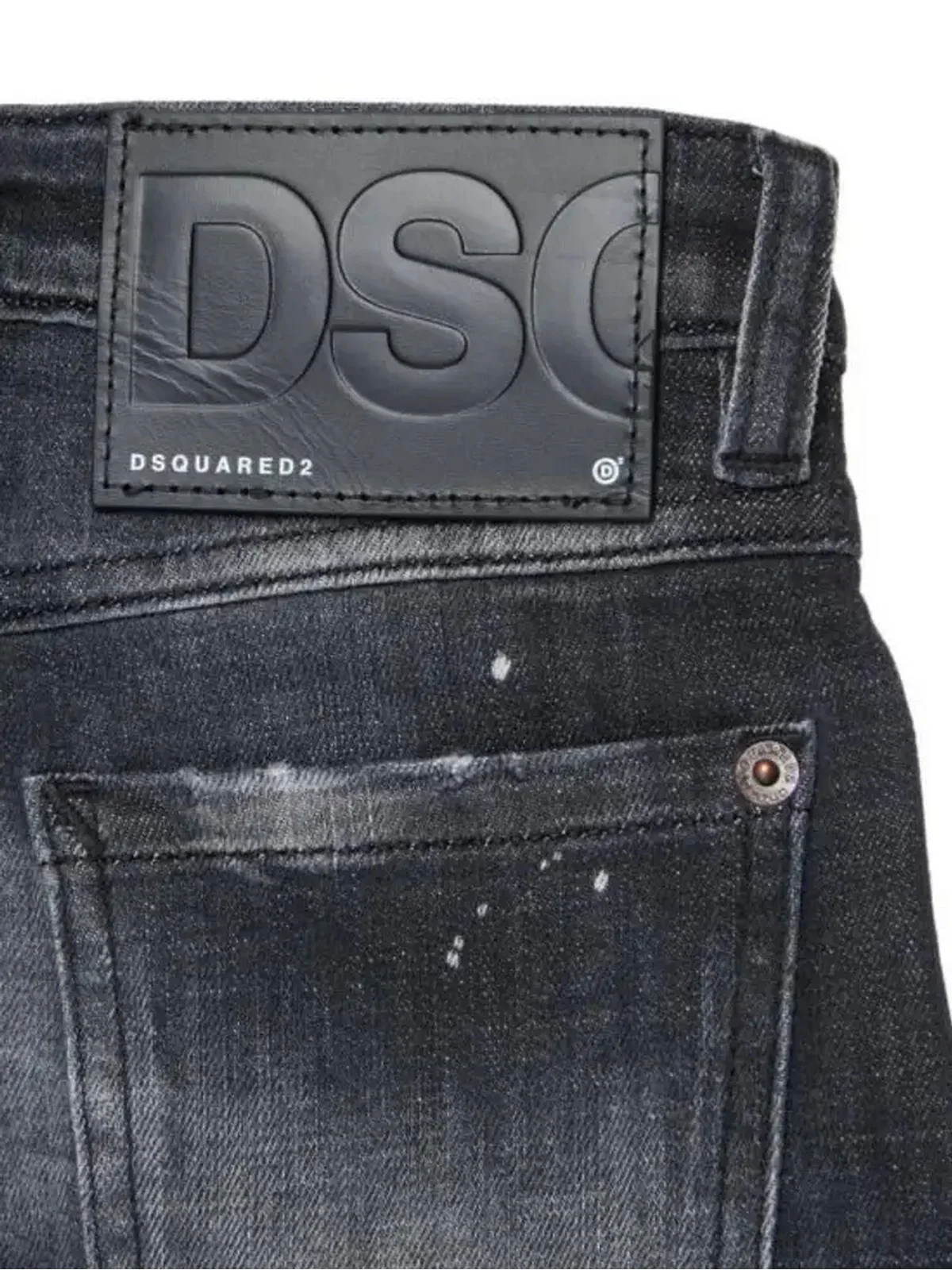 DSQUARED2 KIDS Jeans Bambine e ragazze  DQ04B1 D0AFY DQ02 DENIM BLACK - Image 4