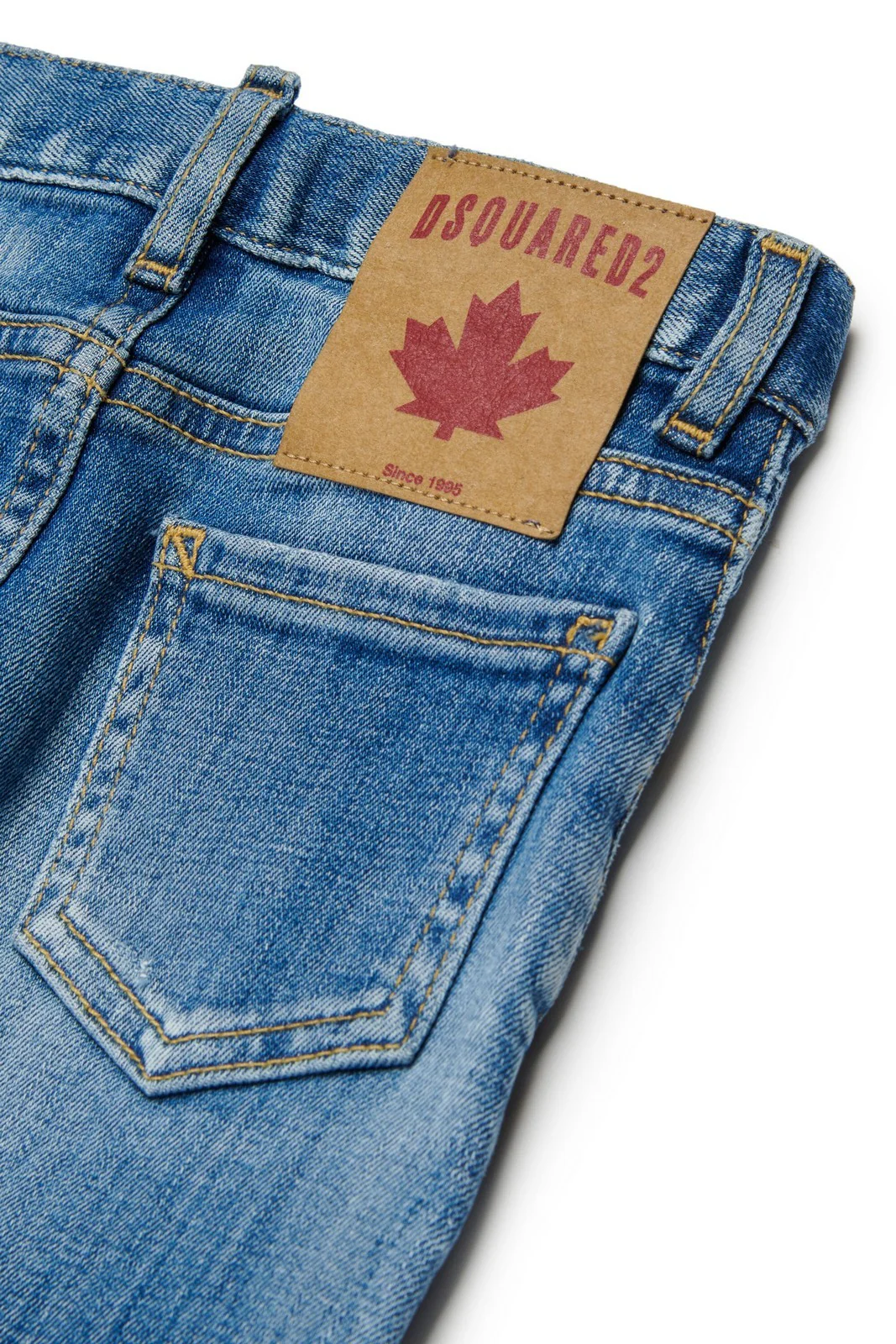 DSQUARED2 KIDS Jeans Unisex bambino  DQ01TC D0AFN DQ01 BLUE DENIM - Image 2
