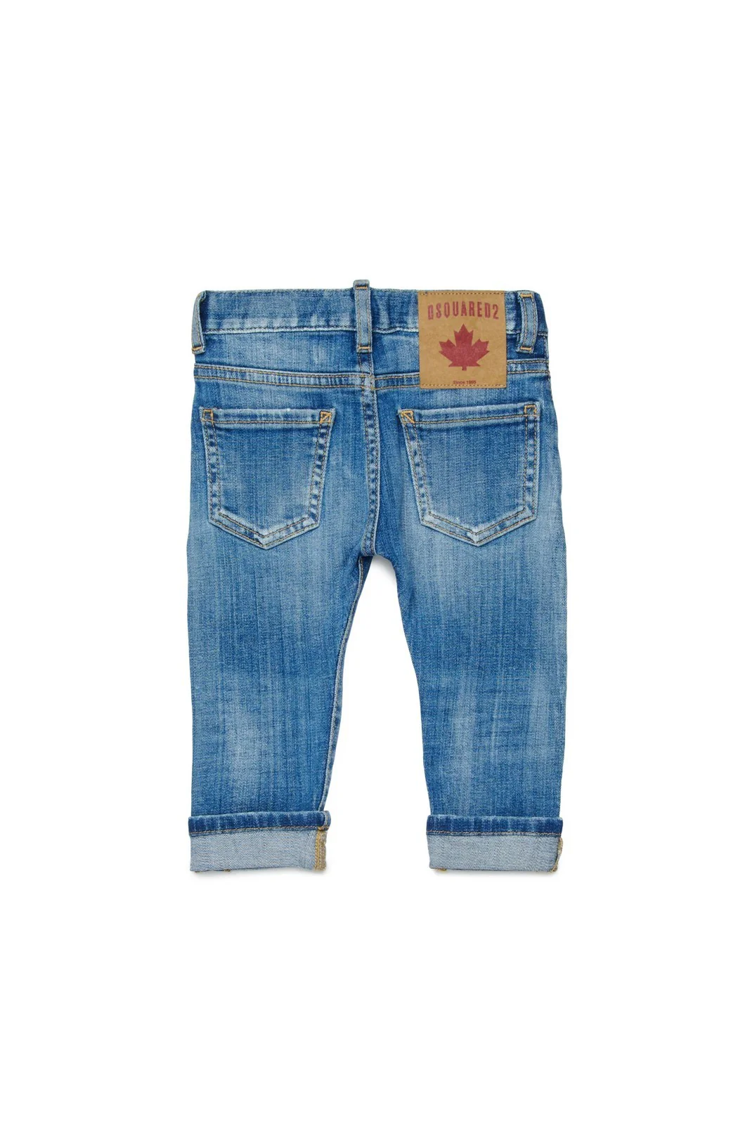 DSQUARED2 KIDS Jeans Unisex bambino  DQ01TC D0AFN DQ01 BLUE DENIM - Image 4