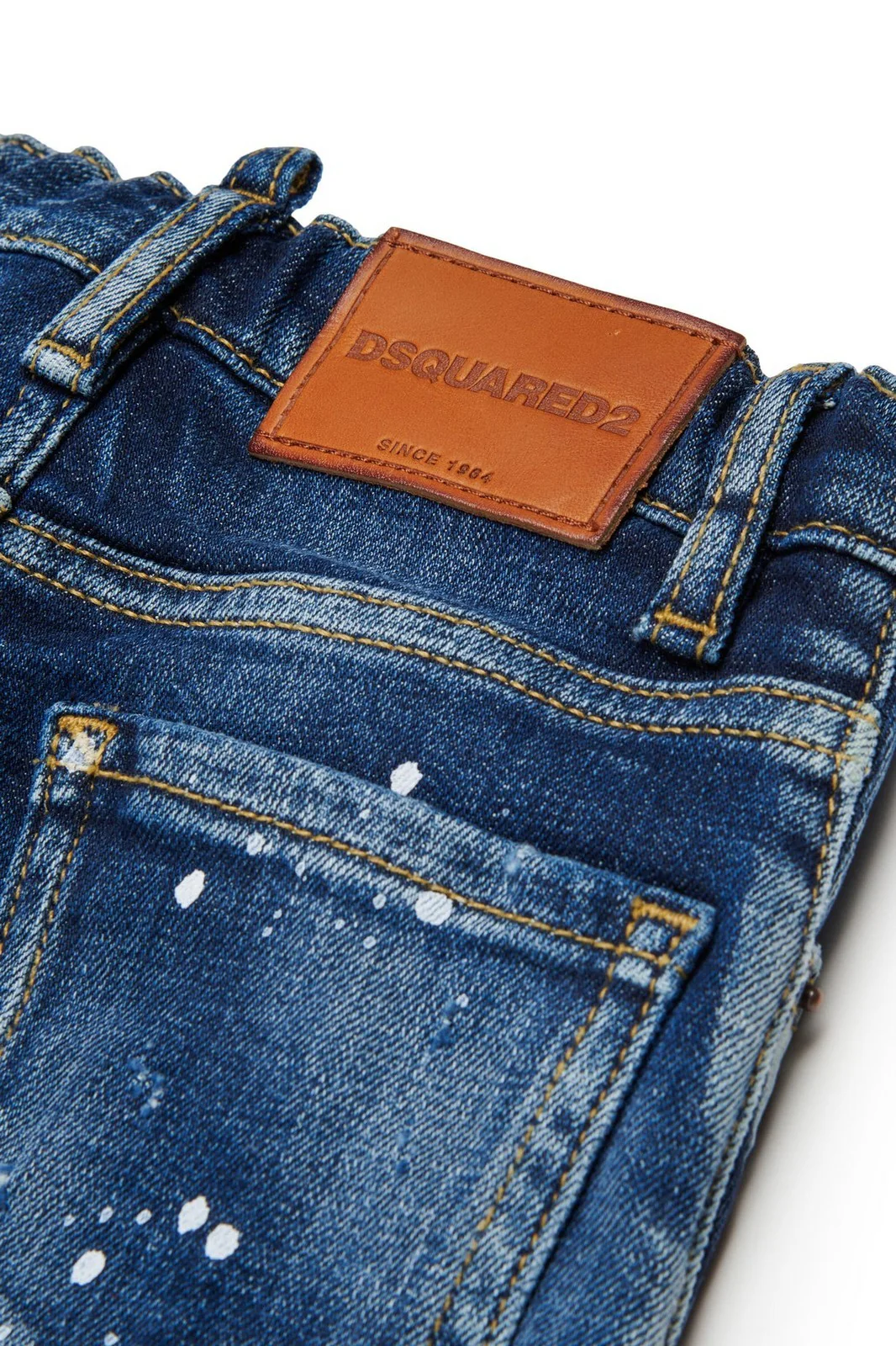 DSQUARED2 KIDS Jeans Unisex bambino  DQ01TC D0AFU DQ01 BLUE DENIM - Image 2