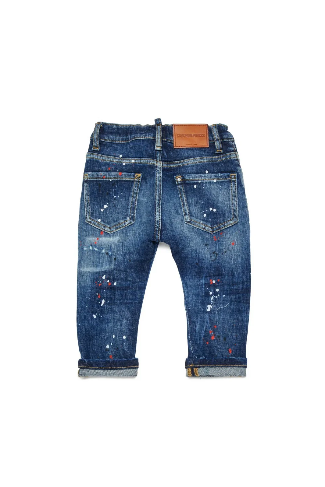 DSQUARED2 KIDS Jeans Unisex bambino  DQ01TC D0AFU DQ01 BLUE DENIM - Image 4
