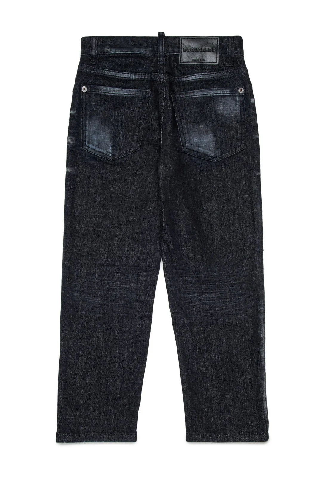 DSQUARED2 KIDS Jeans Unisex bambino  DQ2241 D0ABS DQ02 DENIM BLACK - Image 4