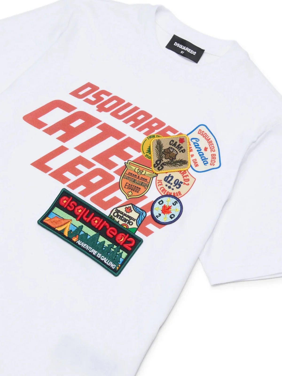 DSQUARED2 KIDS T-shirt Unisex bambino  DQ3165 D0ACD DQ100 WHITE - Image 2