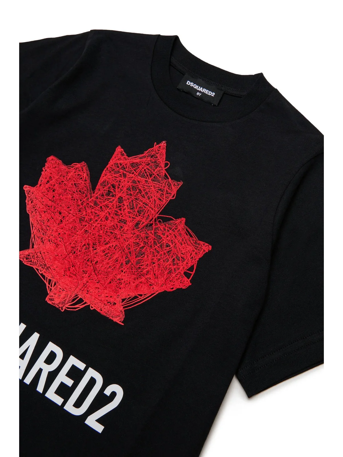 DSQUARED2 KIDS T-shirt Unisex bambino  DQ3176 D00XM DQ900 BLACK - Image 3