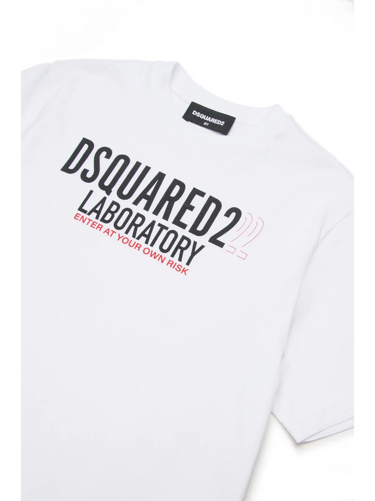 DSQUARED2 KIDS T-shirt Bambini e ragazzi  DQ2991 D0ACD DQ100 WHITE - Image 2