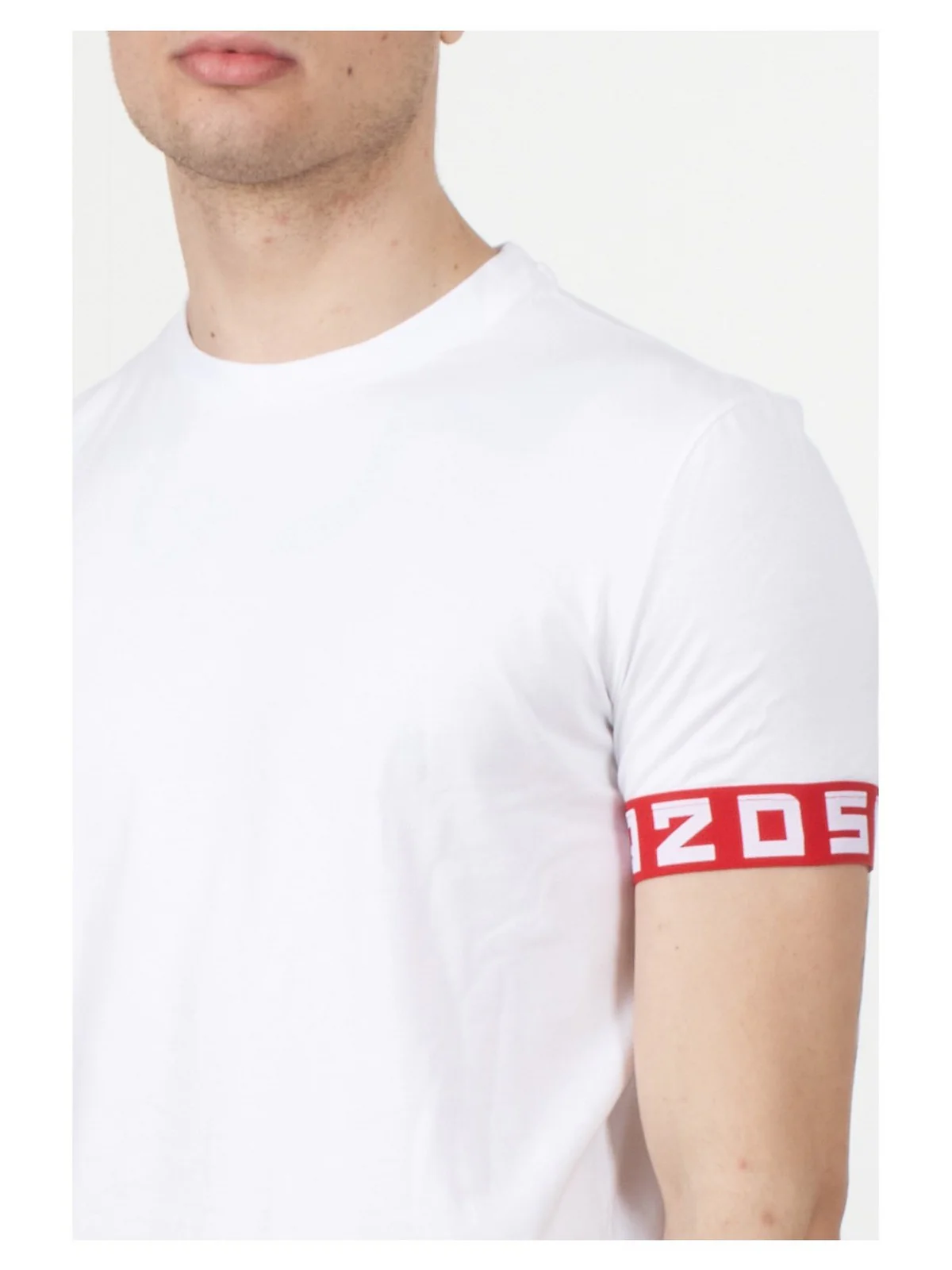 DSQUARED2 T-Shirt e Polo Uomo  D9M3S513 104 Bianco - Image 4