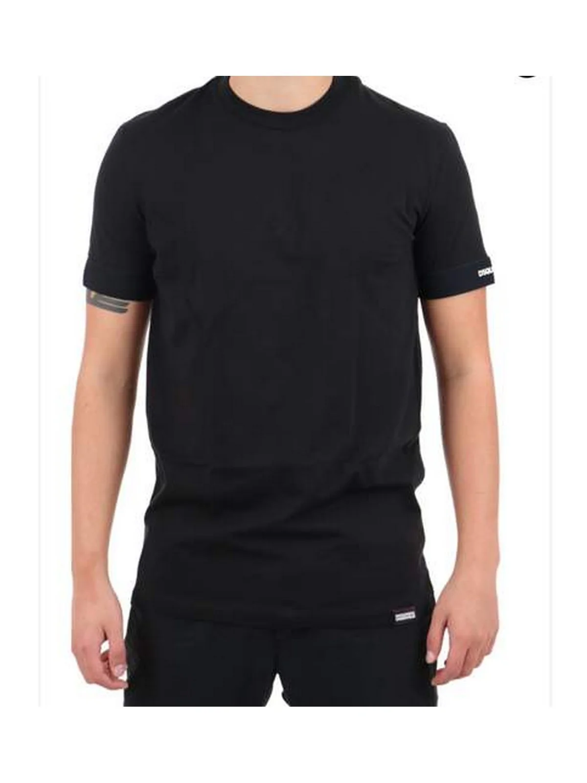 DSQUARED2 T-Shirt e Polo Uomo  D9M3U4810 001 Nero - Image 2