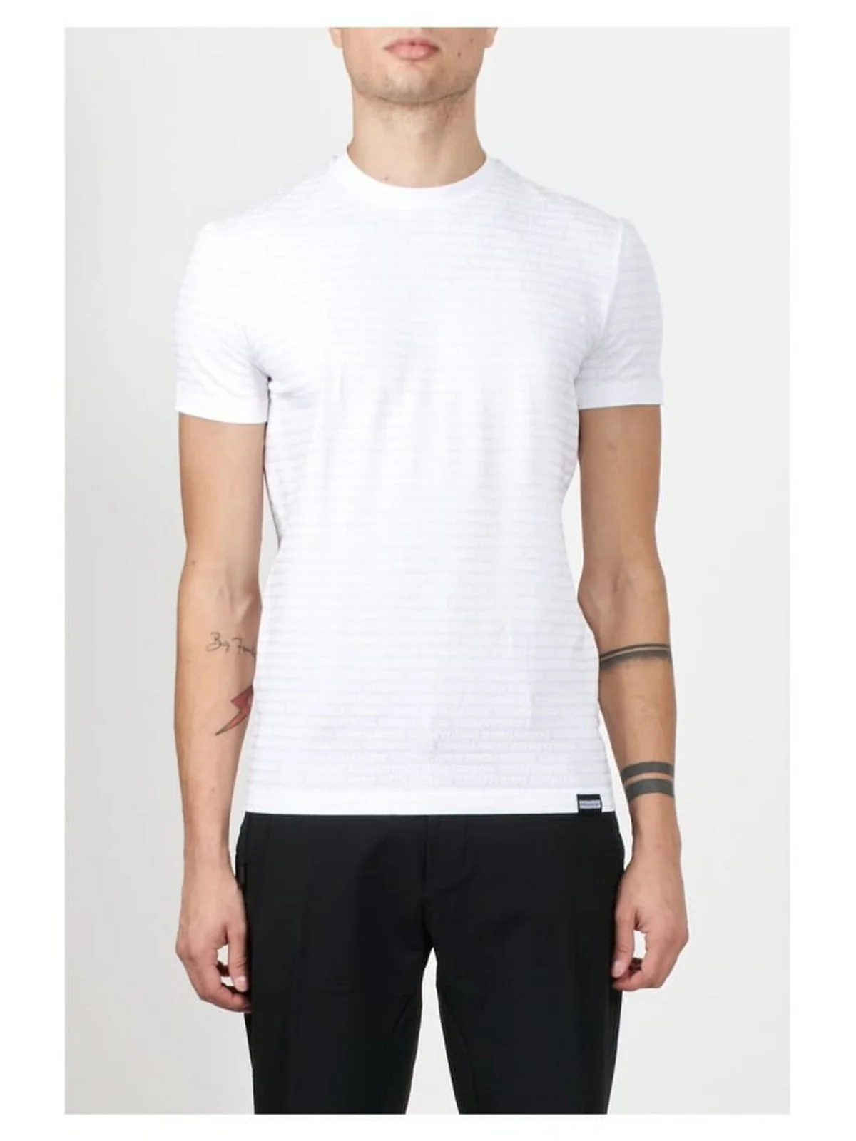DSQUARED2 T-shirt Uomo  D9M205510 100 WHITE - Image 2
