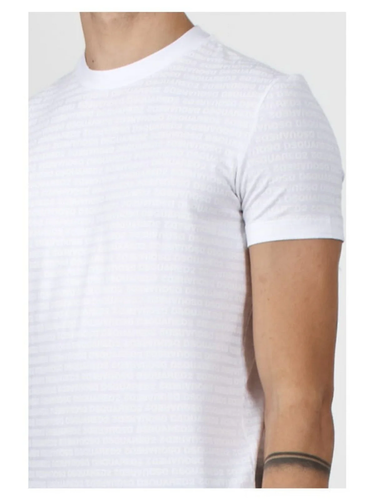 DSQUARED2 T-shirt Uomo  D9M205510 100 WHITE - Image 4