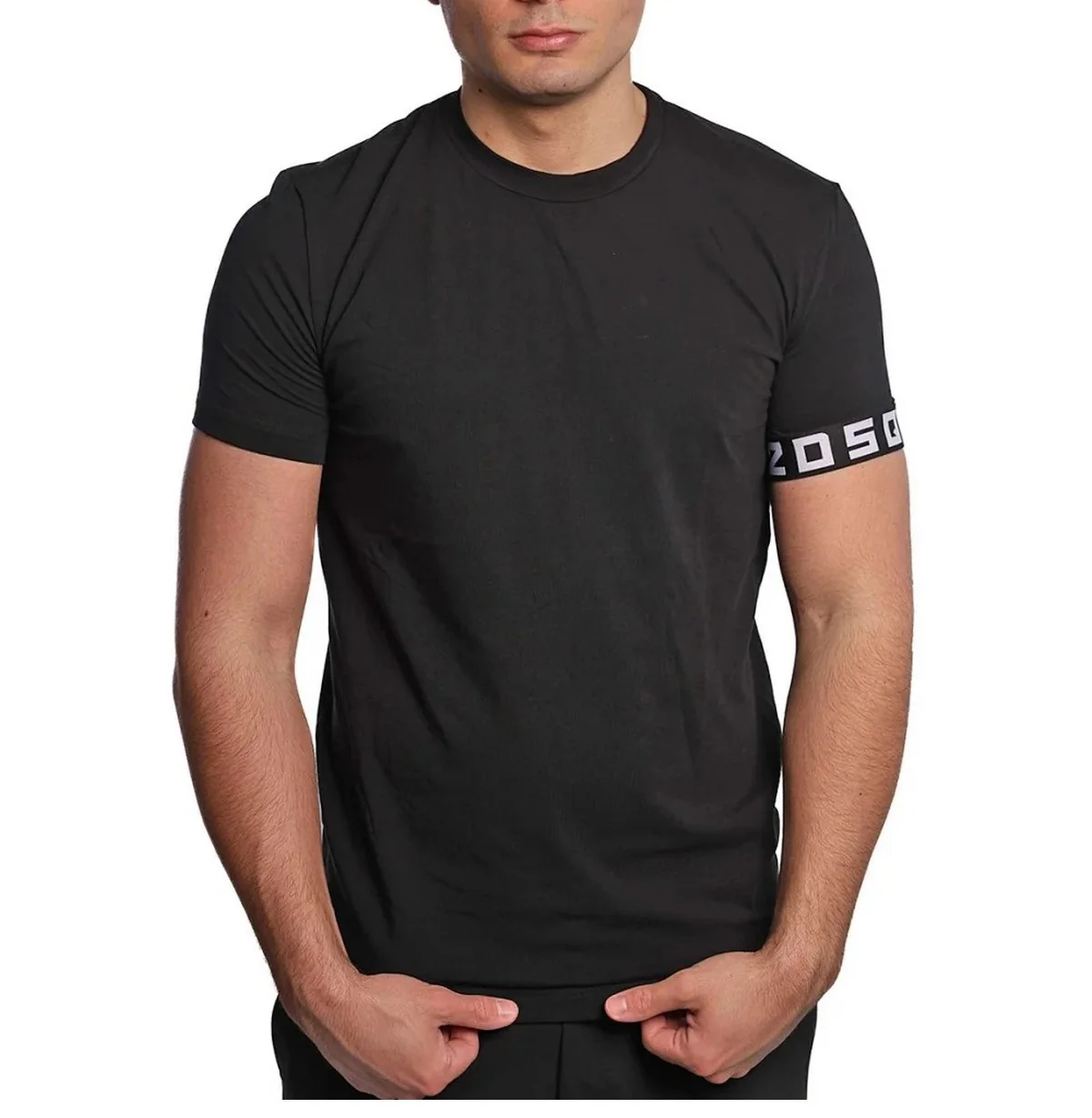 DSQUARED2 T-shirt Uomo  D9M3S5930 001 Nero - Image 2