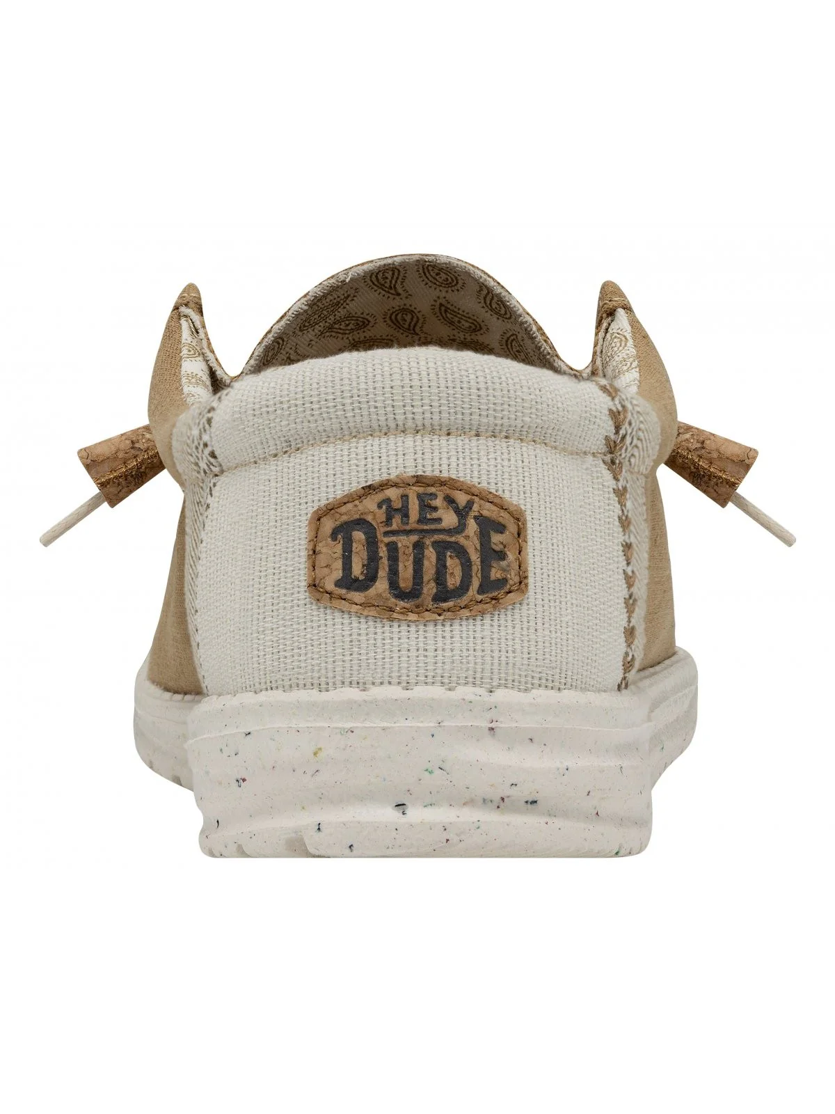 DUDE Mocassino Uomo Wally linen natural HD.40015 76F Giallo - Image 3