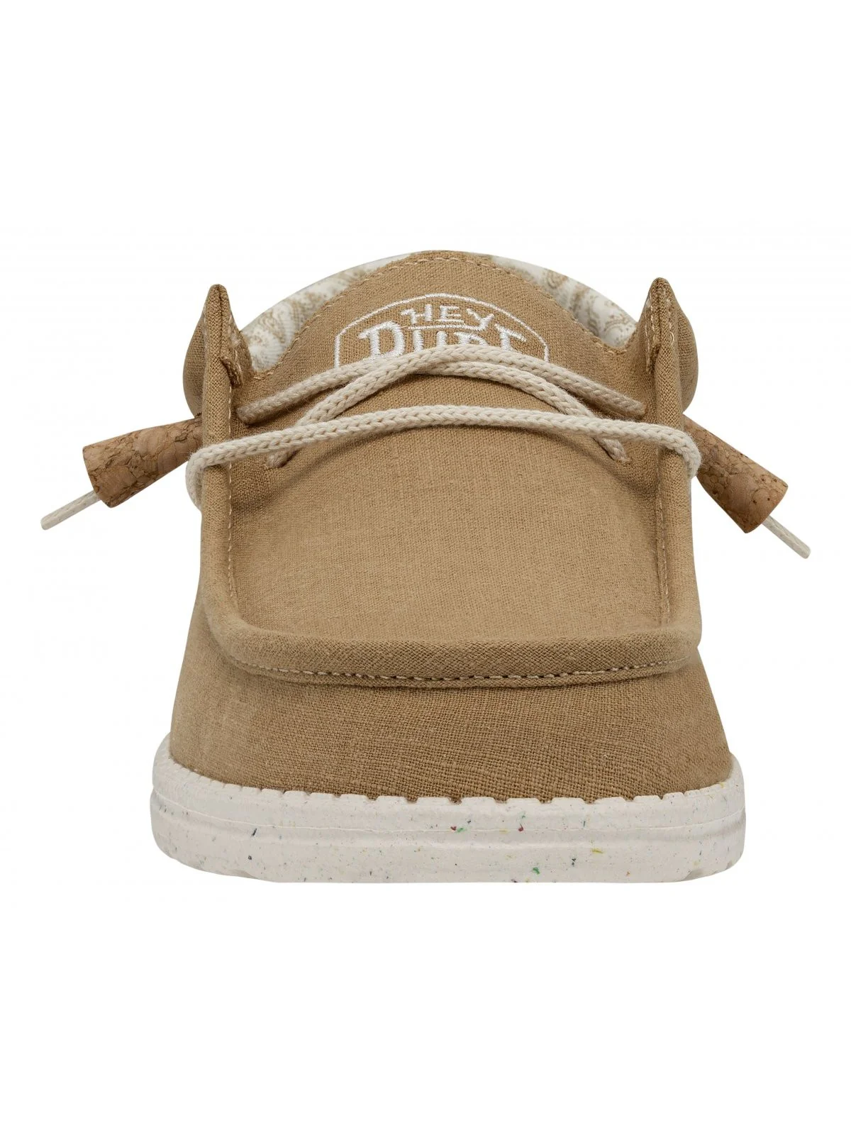 DUDE Mocassino Uomo Wally linen natural HD.40015 76F Giallo - Image 4