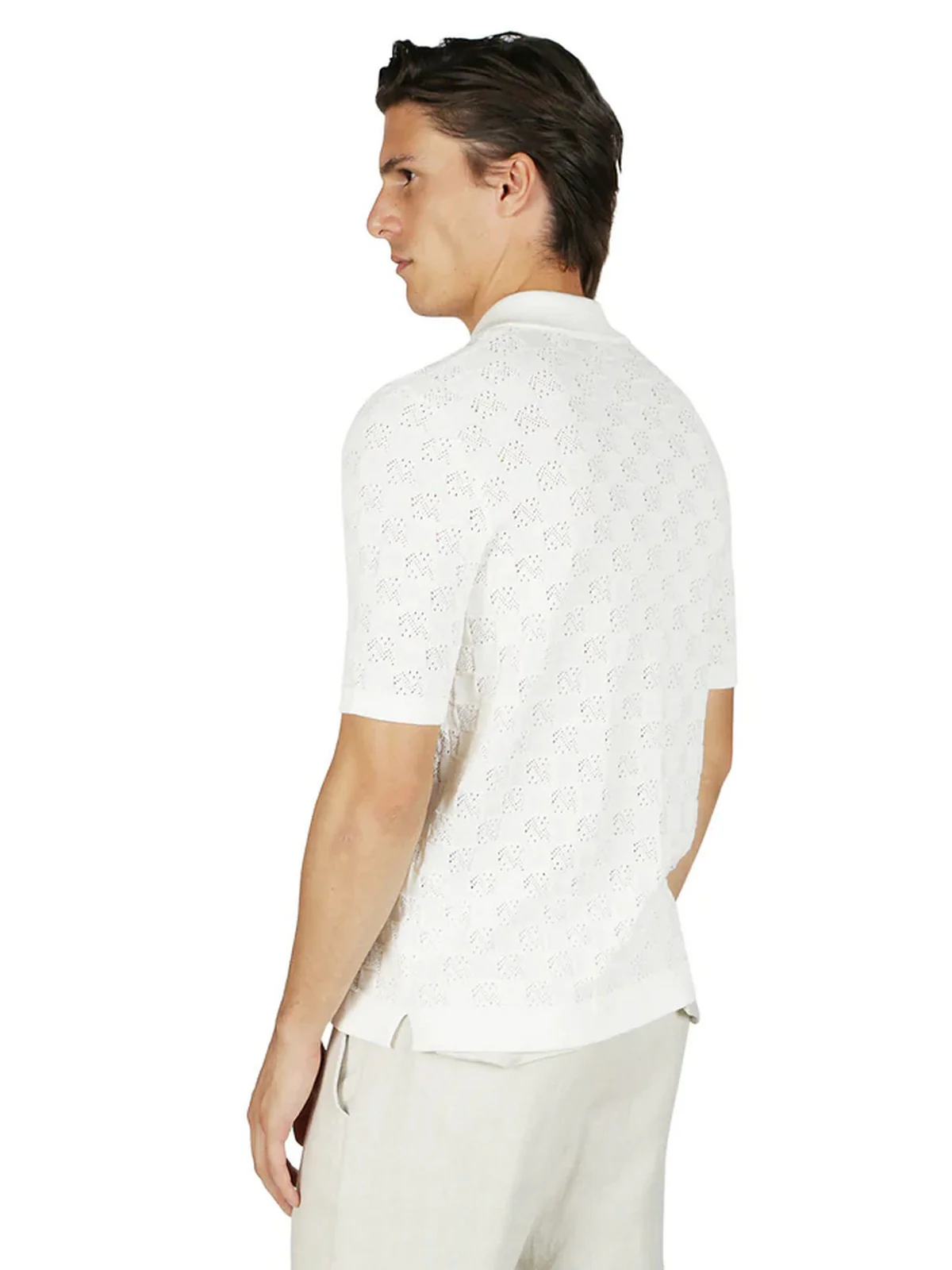 ELEVENTY Camicia Uomo  I76MAGI85 MAG0I053 01 Bianco - Image 3