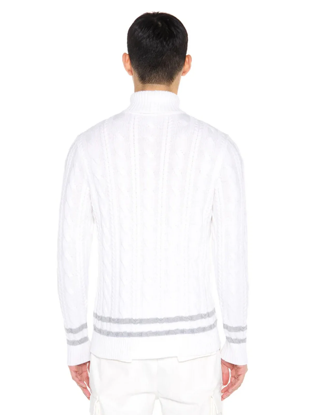 ELEVENTY Maglione dolcevita Uomo  H76MAGH52 MAG0H031 00-06 Avorio - Image 4