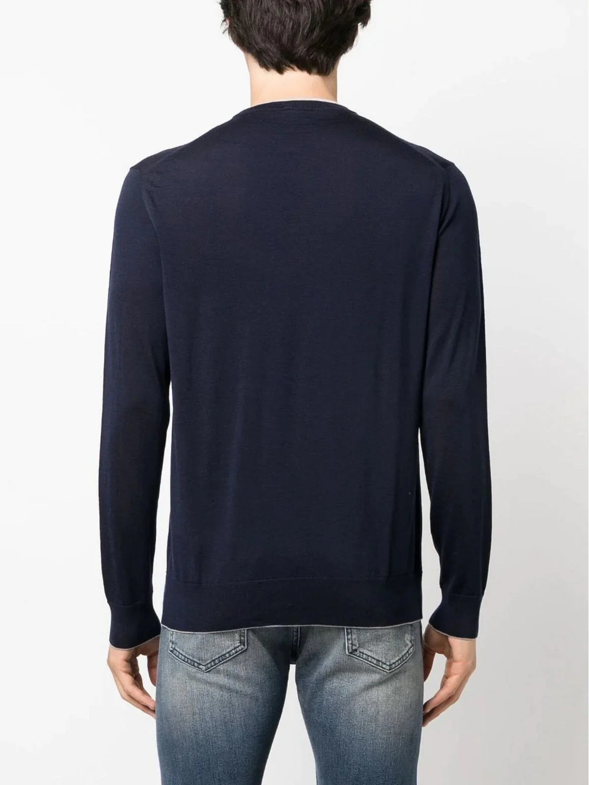 ELEVENTY Maglione Uomo  H76MAGH69 MAG0H041 11-02 Blu - Image 5