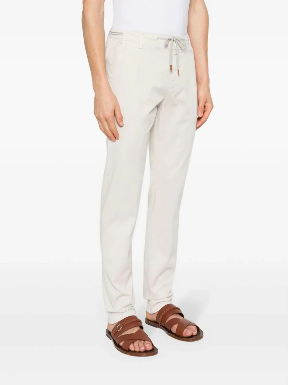ELEVENTY Pantalone Uomo  I70PANE02 TET0G002 01N Bianco - Image 3