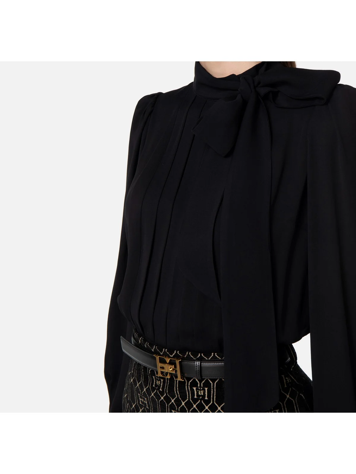ELISABETTA FRANCHI Abito Donna  AB47537E2 185 Nero - Image 4