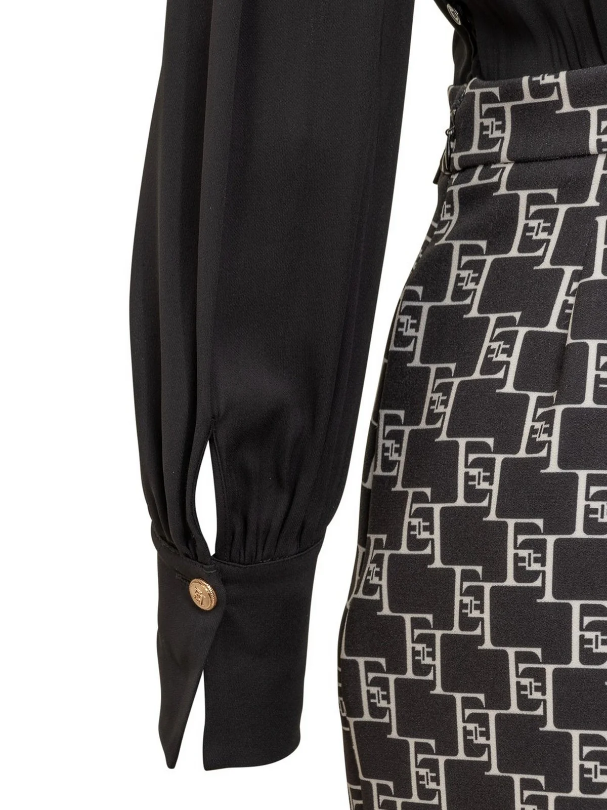 ELISABETTA FRANCHI Abito Donna  AB50941E2 685 Nero - Image 3