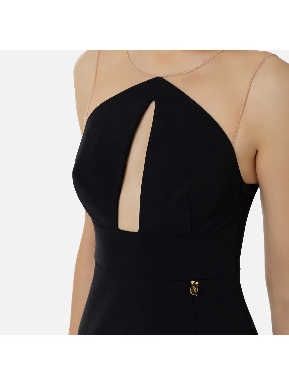 ELISABETTA FRANCHI Abito Donna  AB51441E2 110 Nero - Image 4