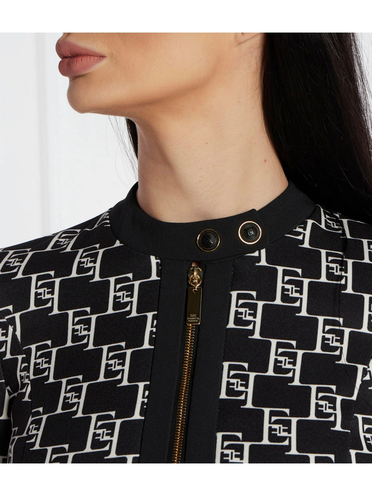 ELISABETTA FRANCHI Abito Donna AB53341E2 685 Nero - Image 4