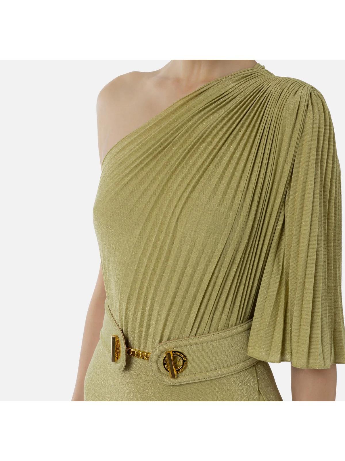 ELISABETTA FRANCHI Abito Donna  AB53441E2 105 Verde - Image 3