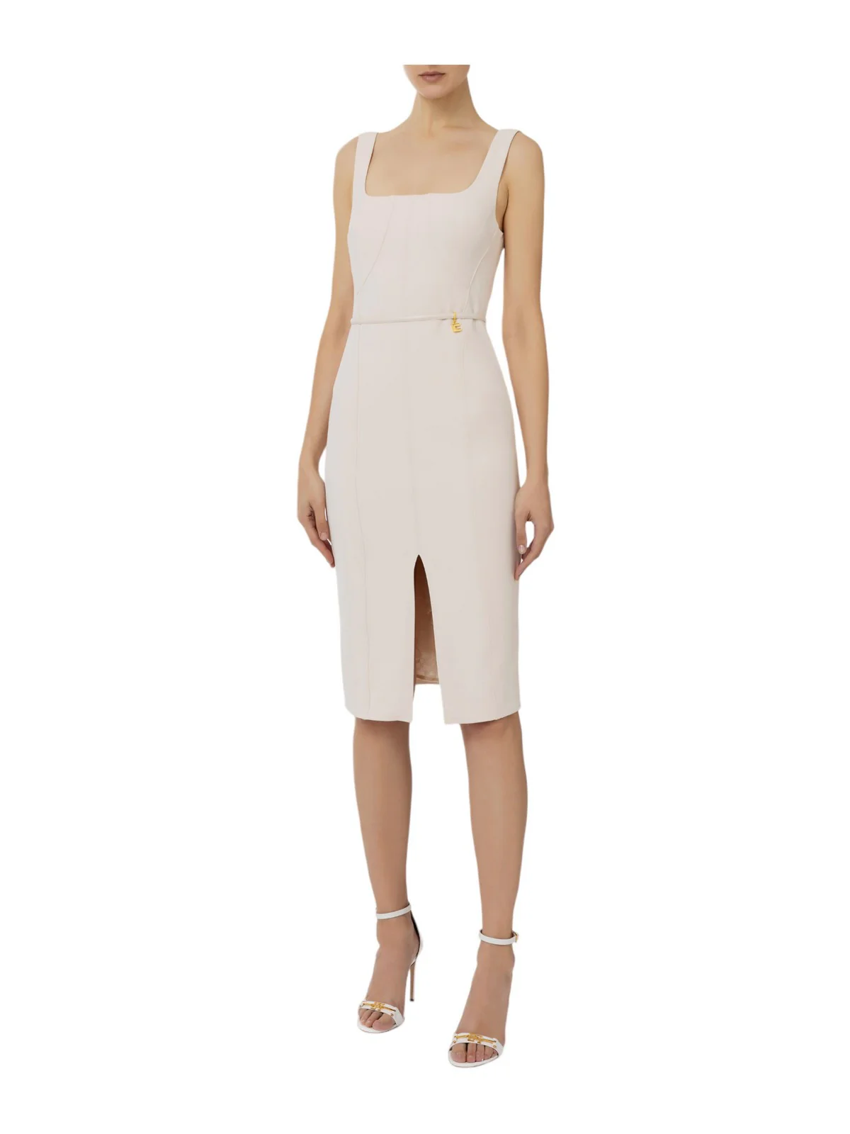 ELISABETTA FRANCHI Abito Donna  AB53841E2 193 Avorio - Image 2