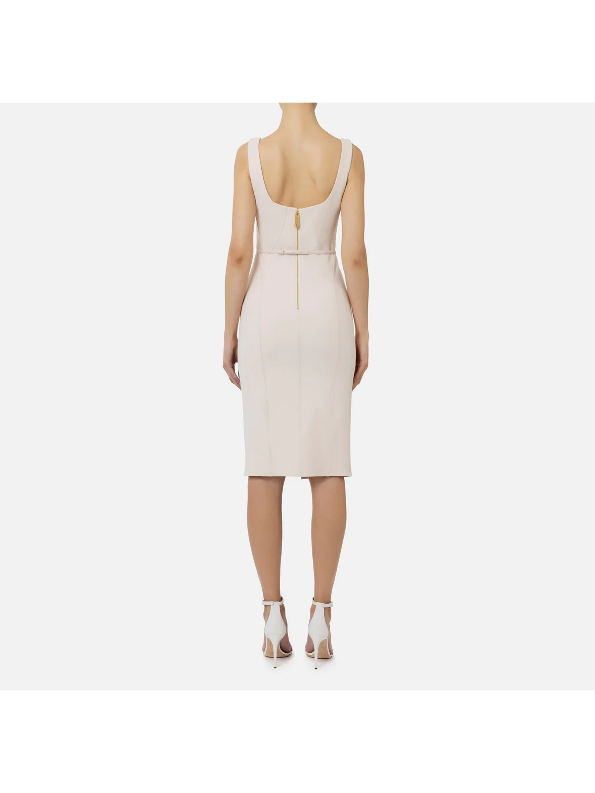 ELISABETTA FRANCHI Abito Donna  AB53841E2 193 Avorio - Image 4