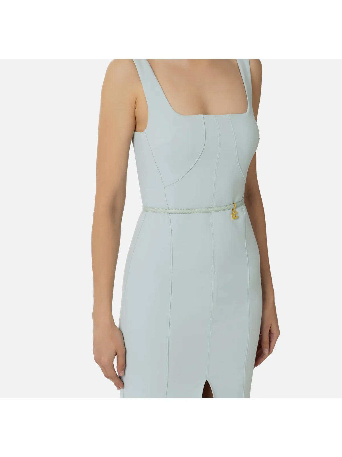 ELISABETTA FRANCHI Abito Donna  AB53841E2 BV9 Verde - Image 3