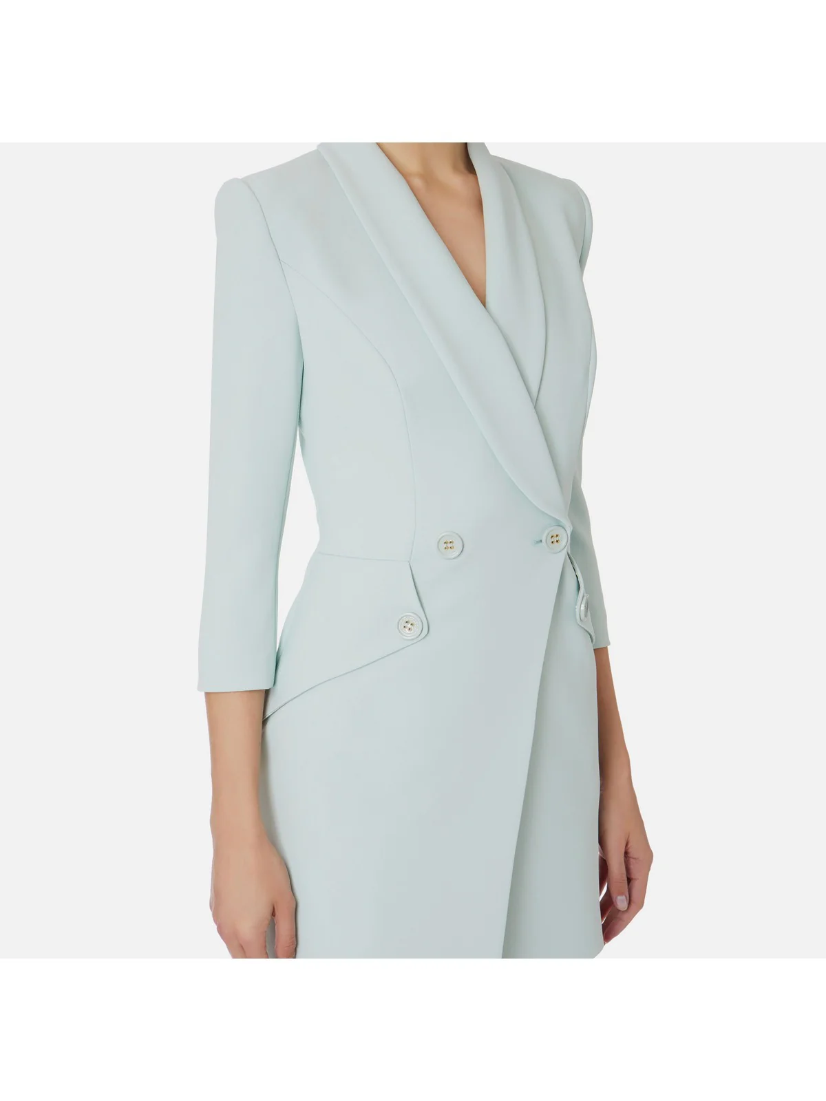 ELISABETTA FRANCHI Abito Donna  AB56241E2 BV9 Verde - Image 3