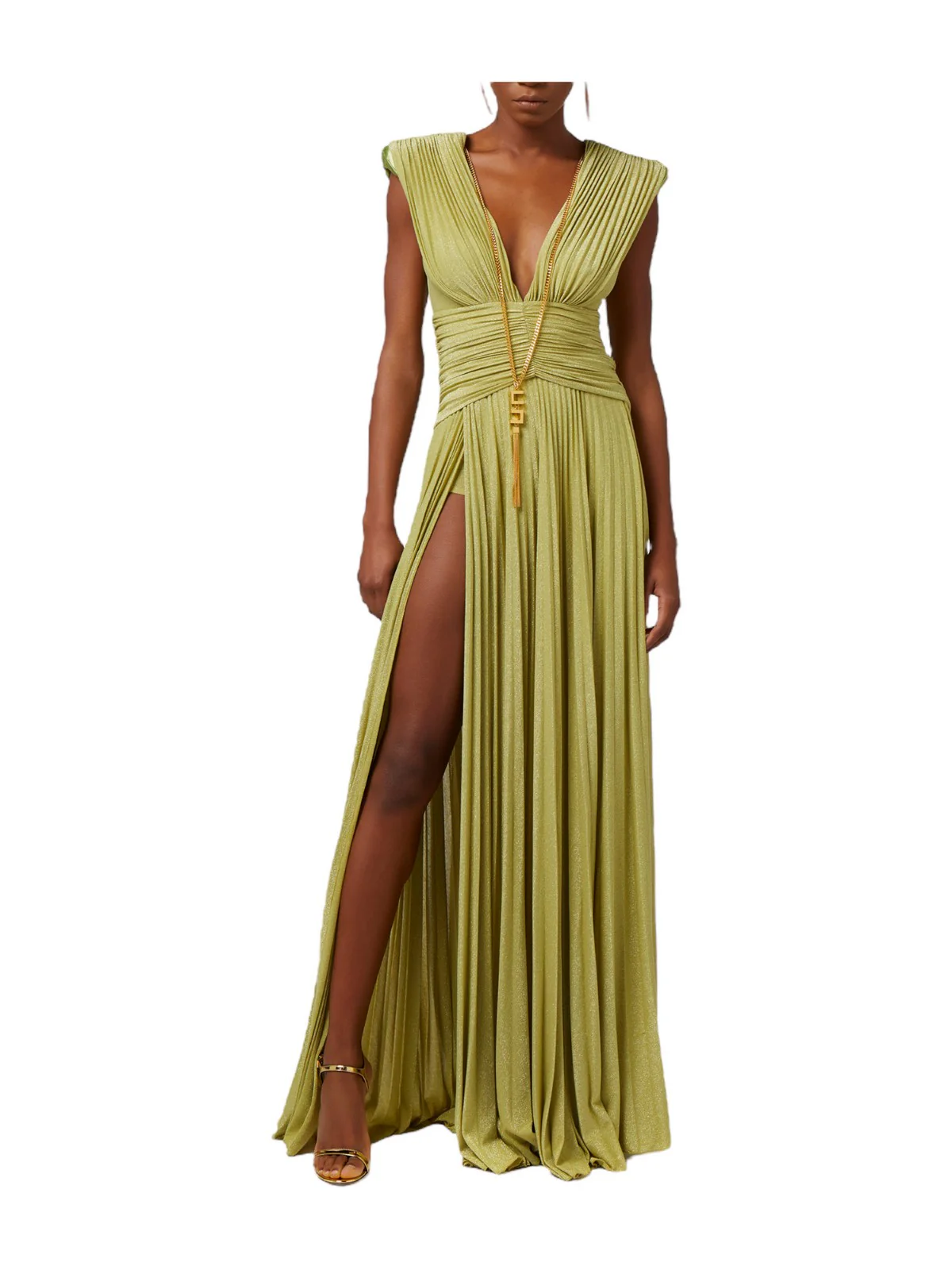 ELISABETTA FRANCHI Abito Donna  AB56341E2 105 Verde - Image 2