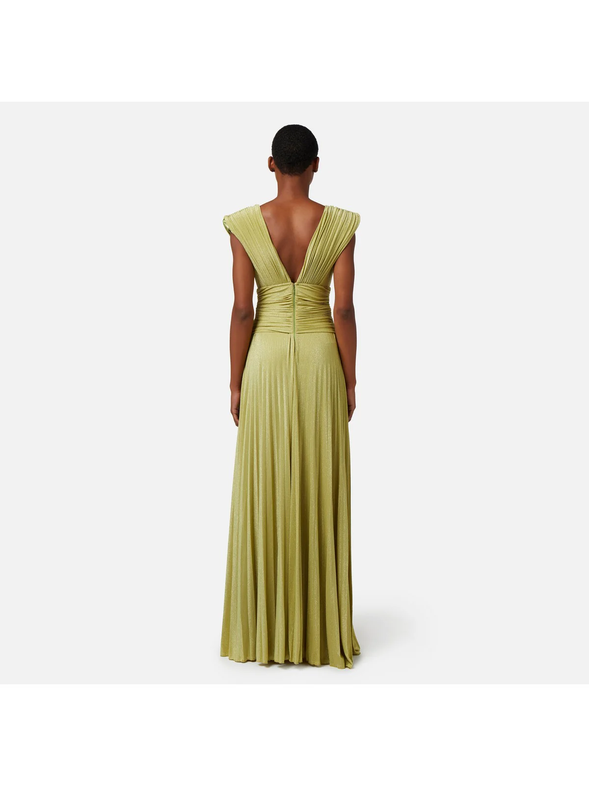 ELISABETTA FRANCHI Abito Donna  AB56341E2 105 Verde - Image 3